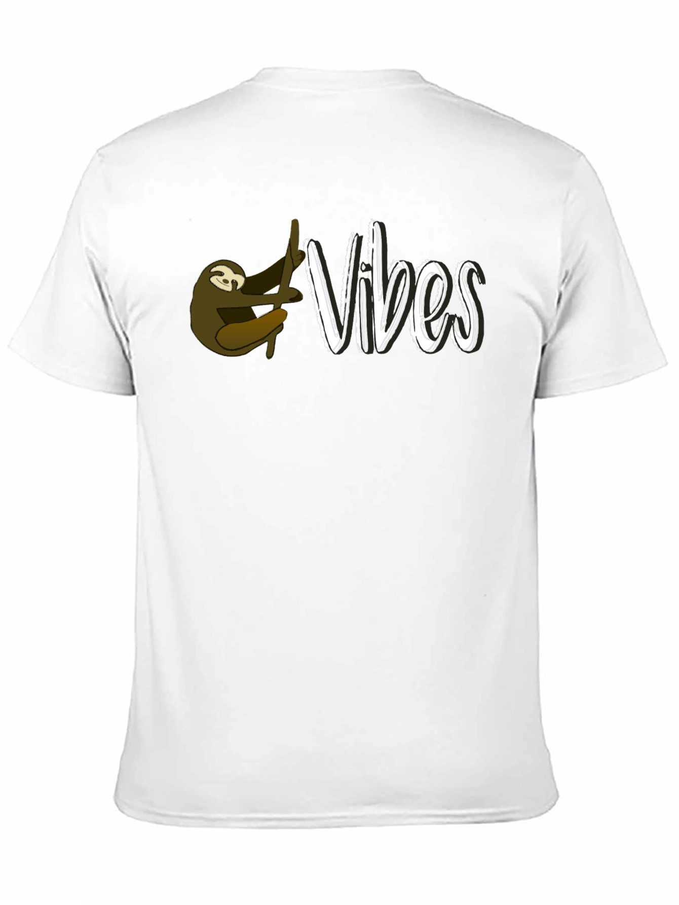 Black Sloth Vibes Graphic Tee - Relaxed Style view 11