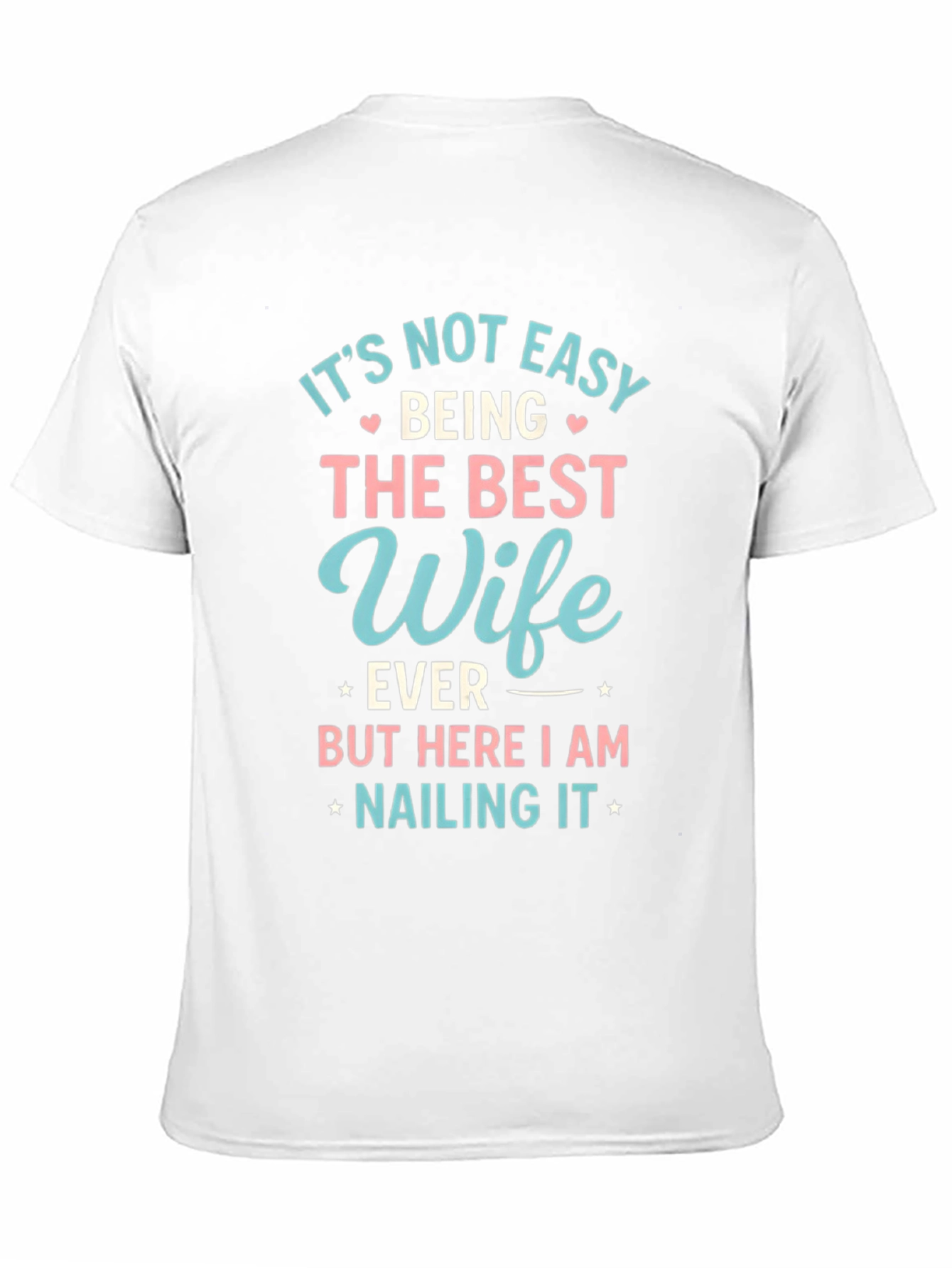 Black Best Wife Ever T-Shirt - Cute Novelty Tee view 11