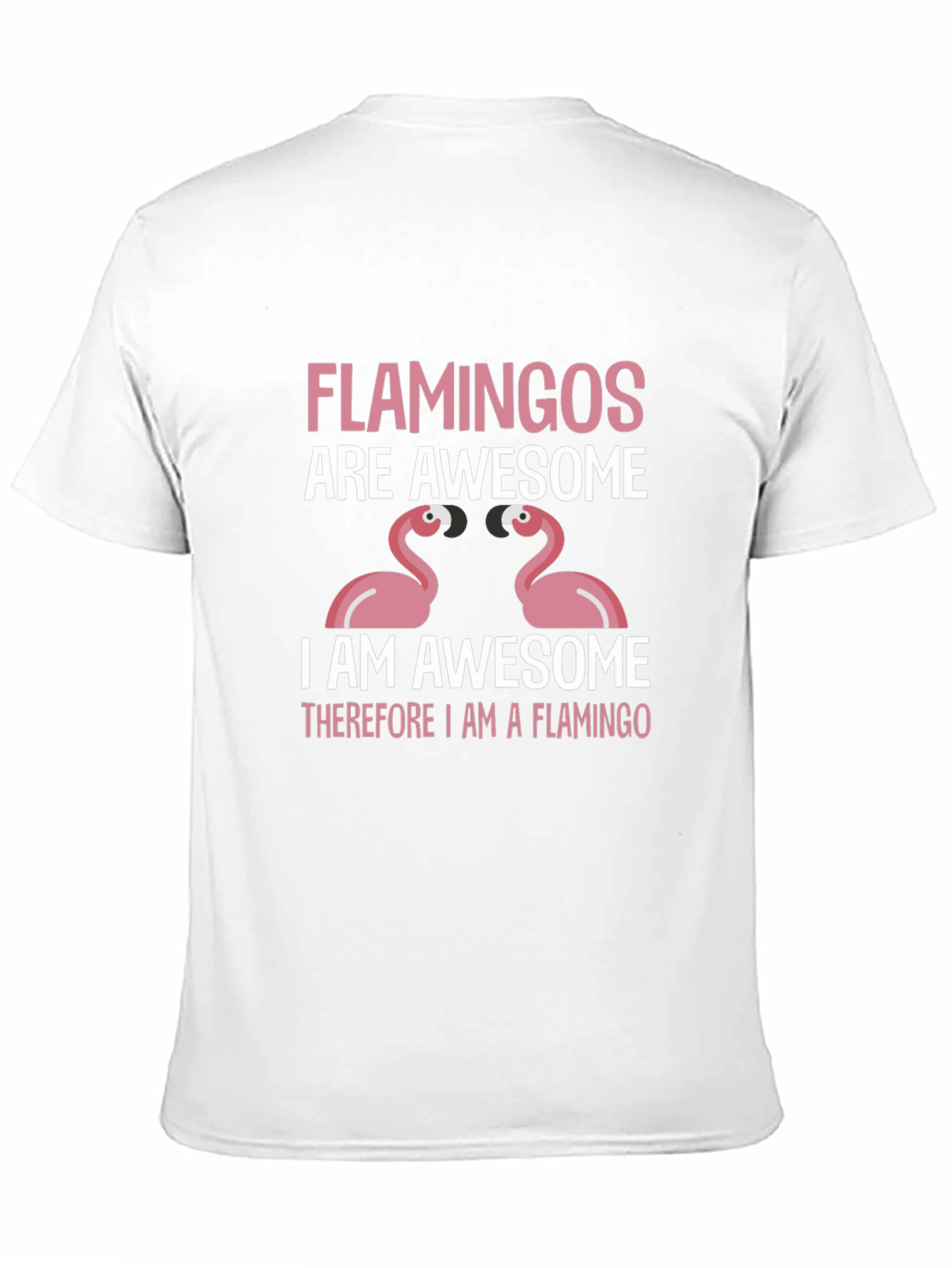 Black Flamingos Are Awesome Graphic Tee view 11