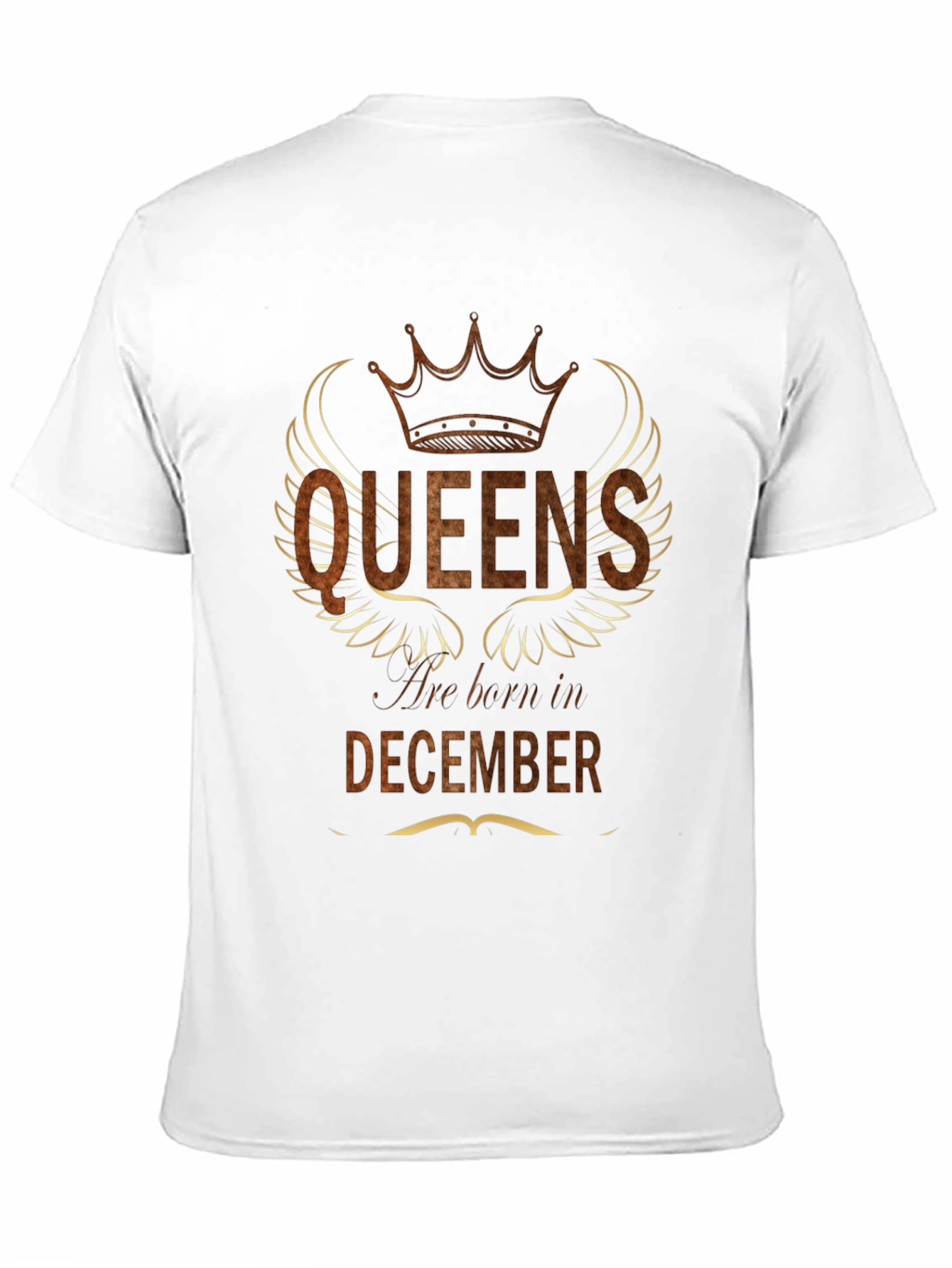 Black Queens Born in December Graphic Tee view 11