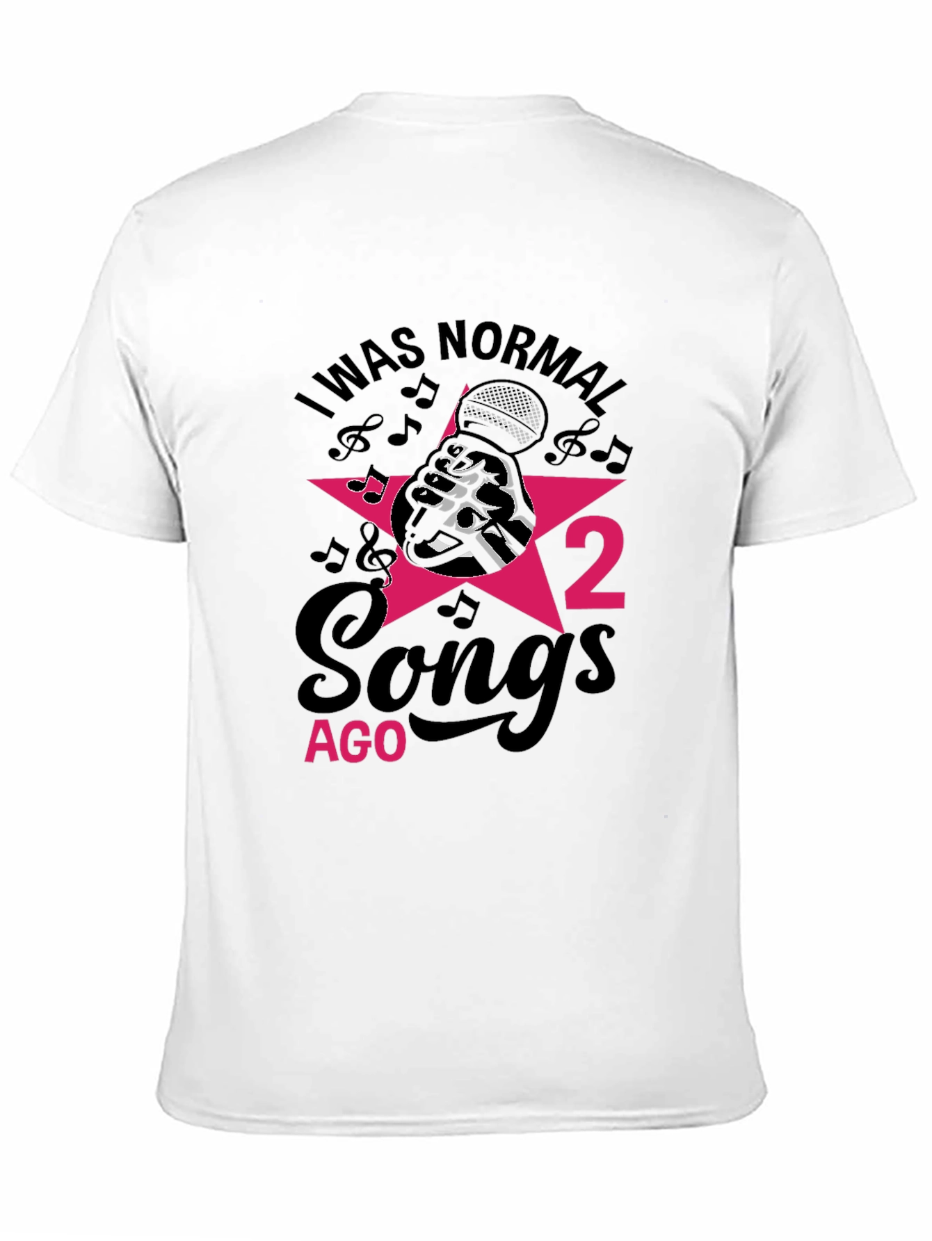 Black I Was Normal 2 Songs Ago Men's T-Shirt view 11