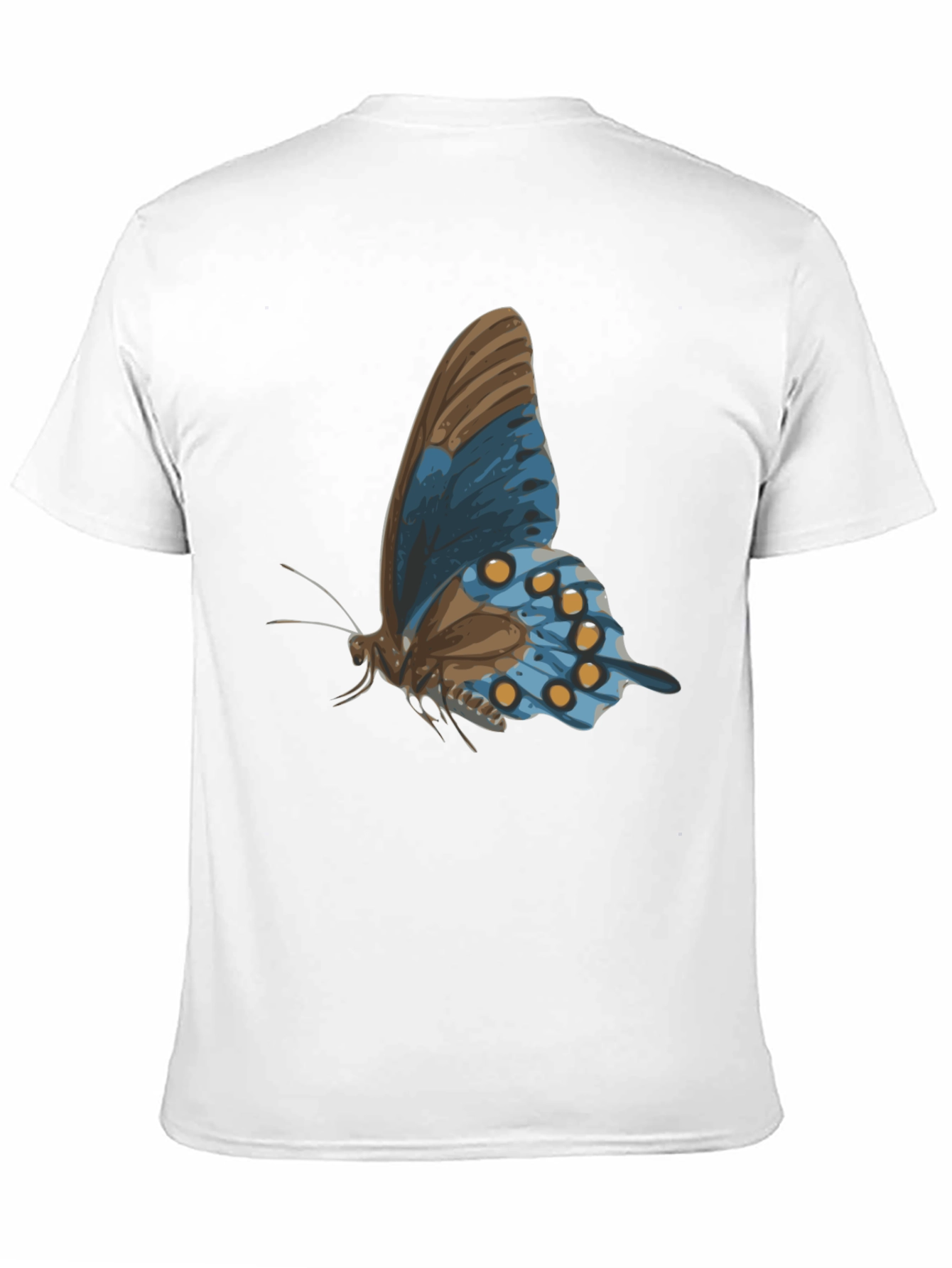 Black Butterfly Graphic Tee - Stylish Men's Black T-Shirt view 11