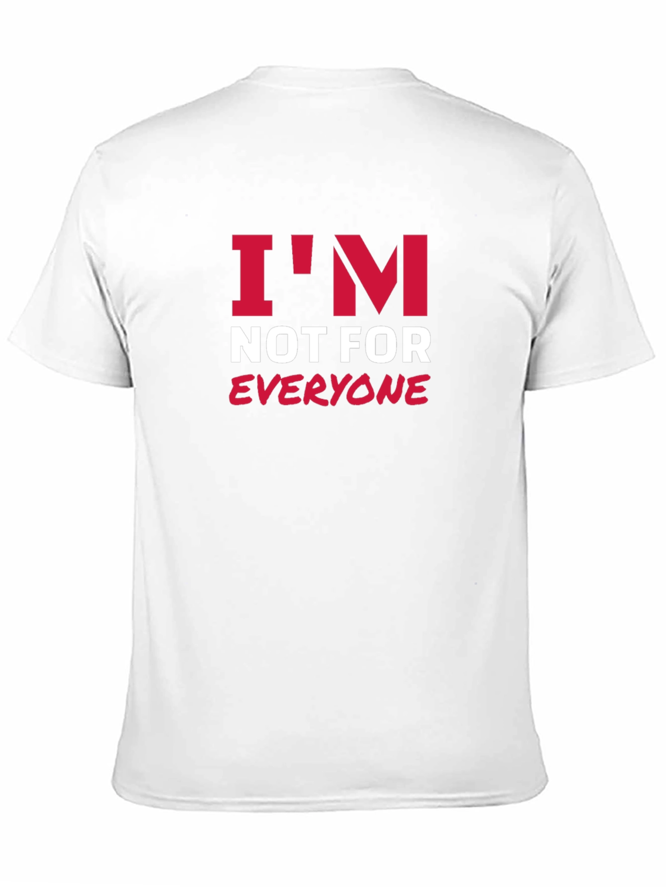 Black I'm Not For Everyone Graphic Tee view 11