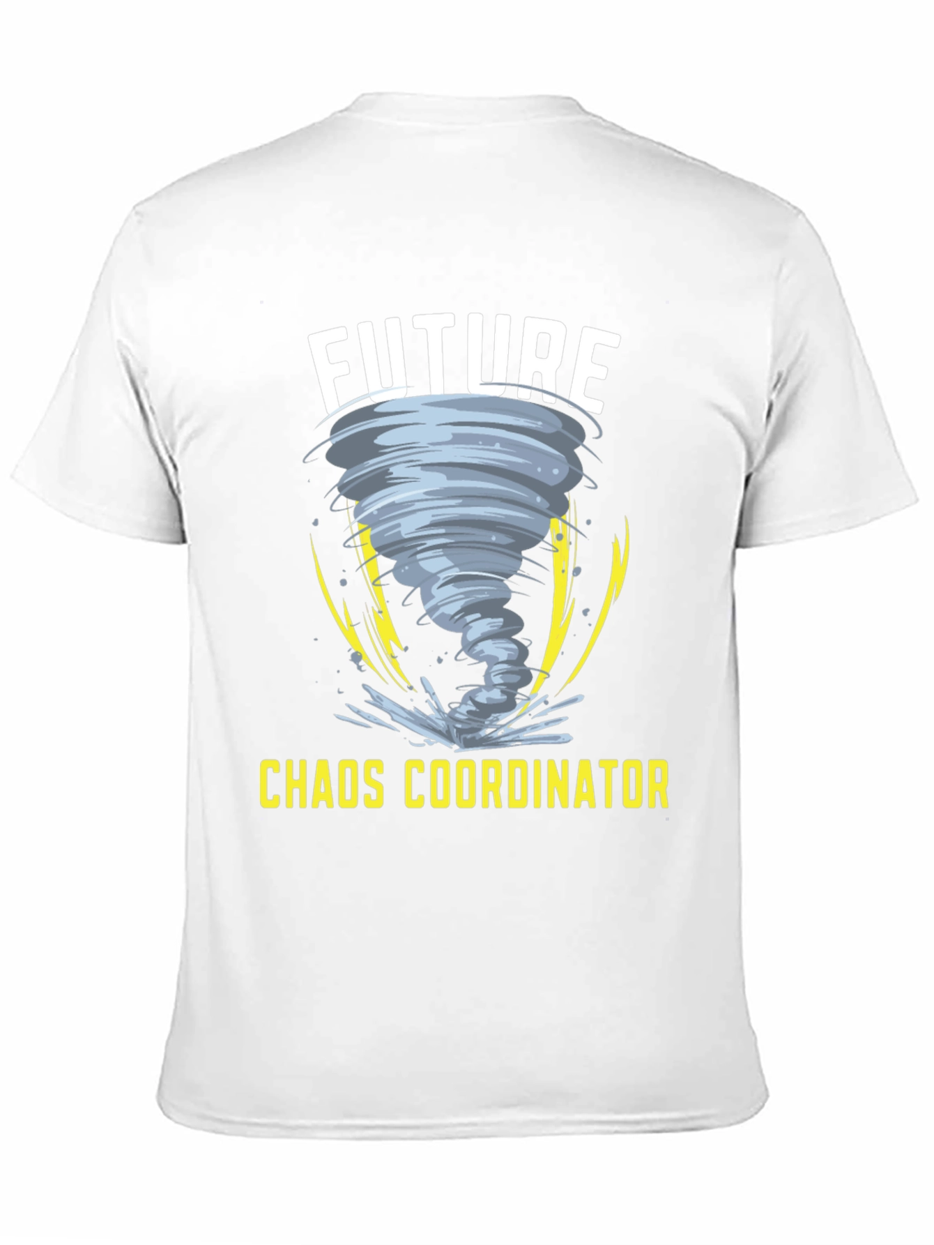 Black Future Chaos Coordinator Graphic T-Shirt view 11