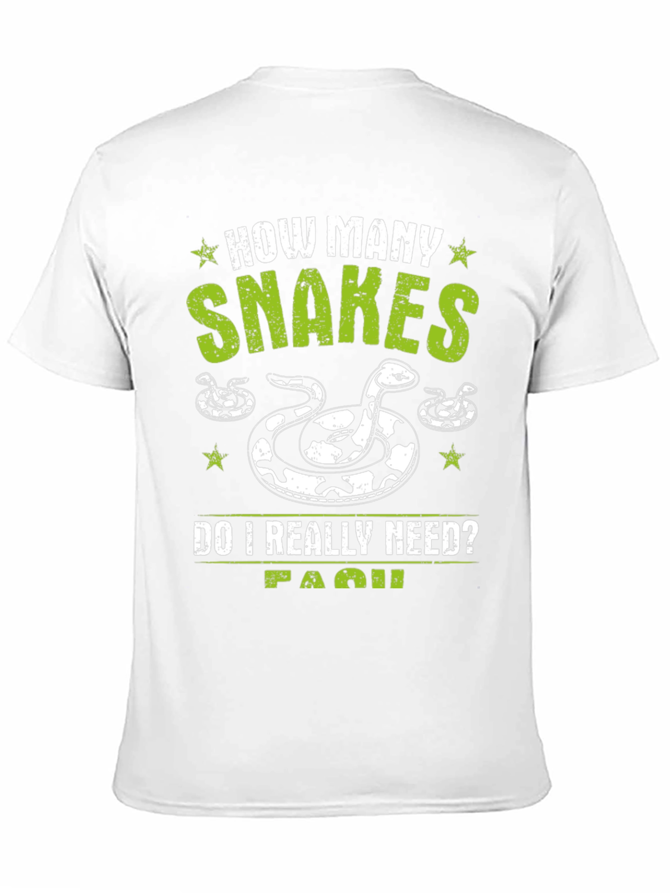 Black Snakes Graphic T-Shirt - Novelty Reptile Lover Tee view 11