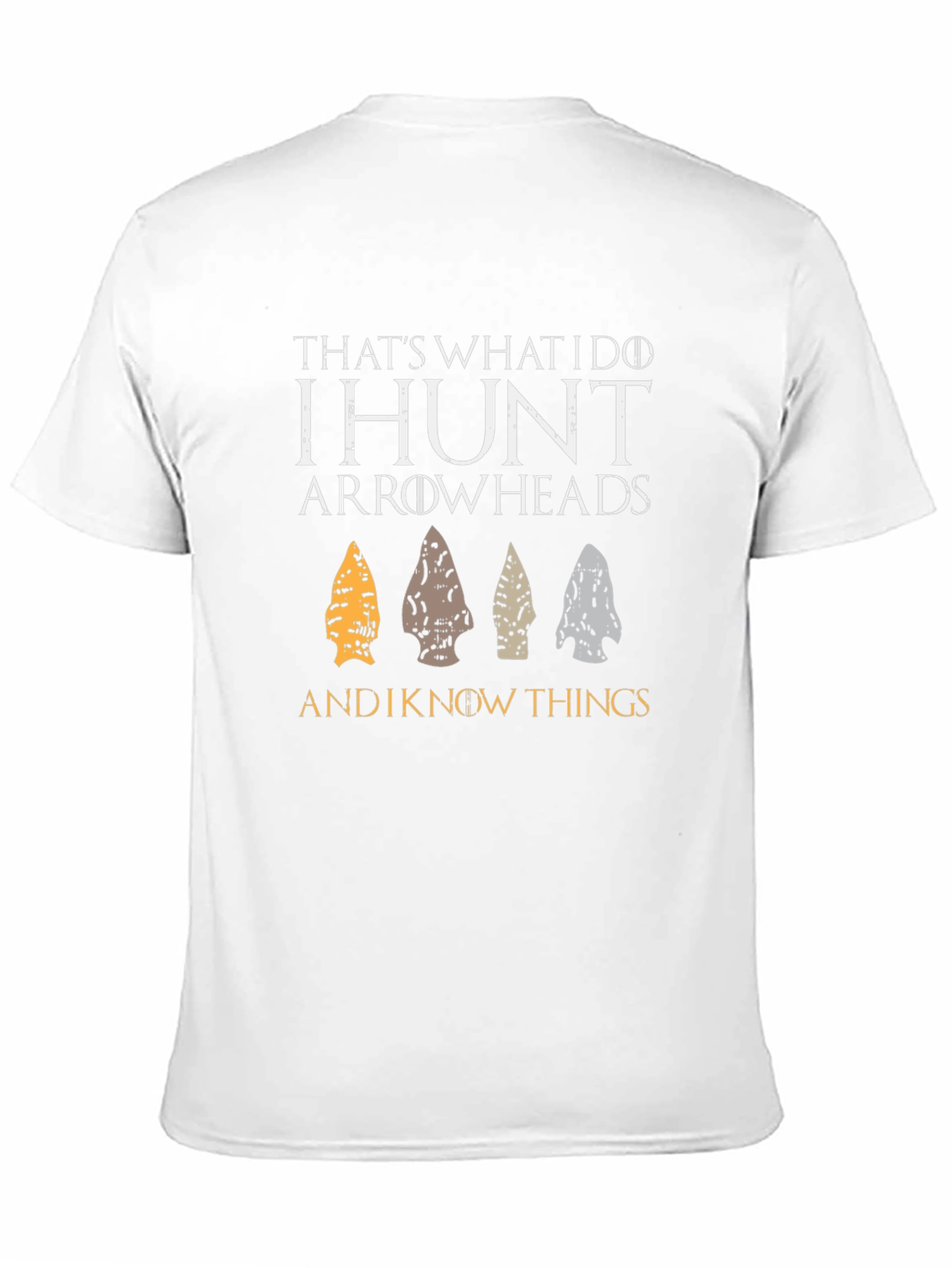 Black I Hunt Arrowheads T-Shirt view 11