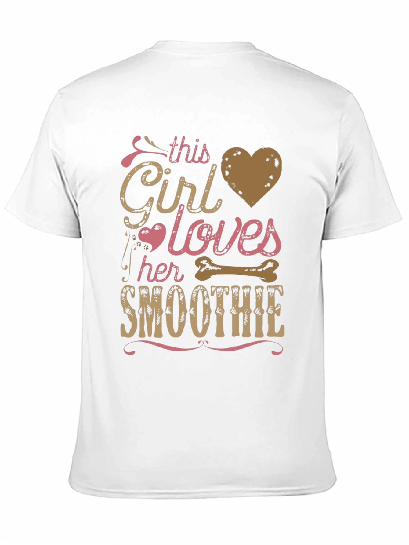 Black Girl Loves Smoothie T-Shirt - Funny Graphic Tee view 11