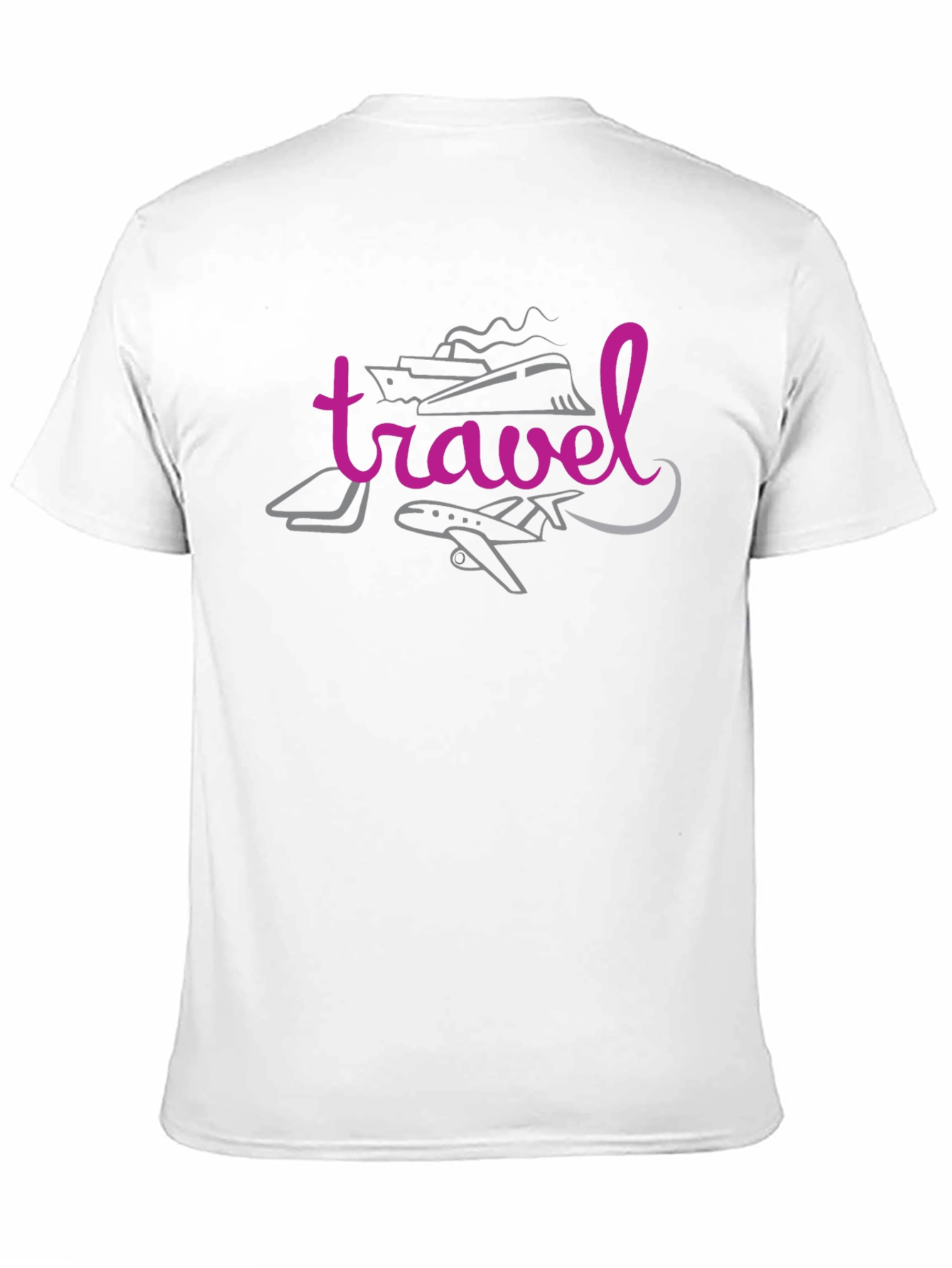 Black Travel Graphic Black T-Shirt view 11