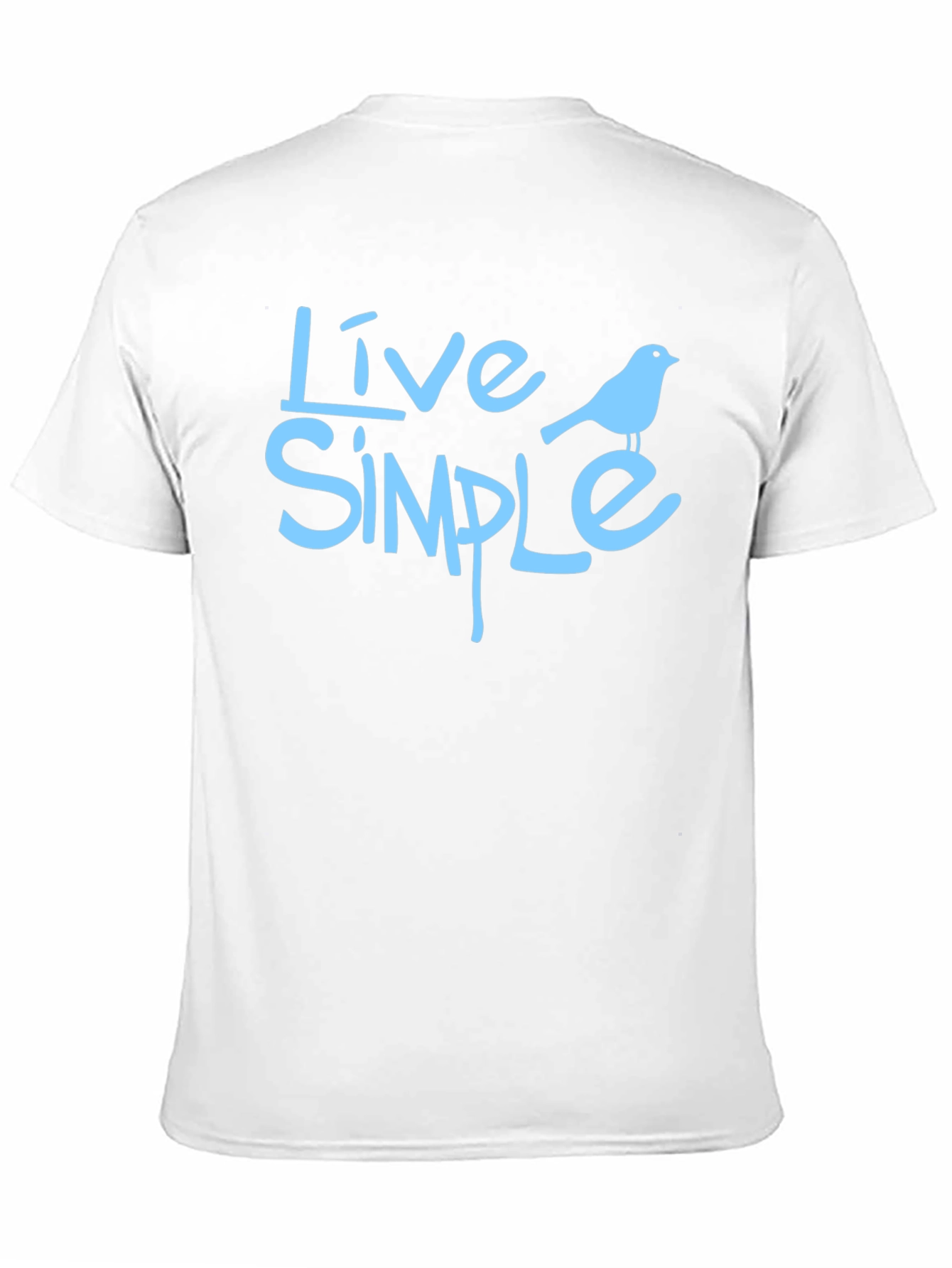 Black Live Simple Bird Graphic Black T-Shirt view 11