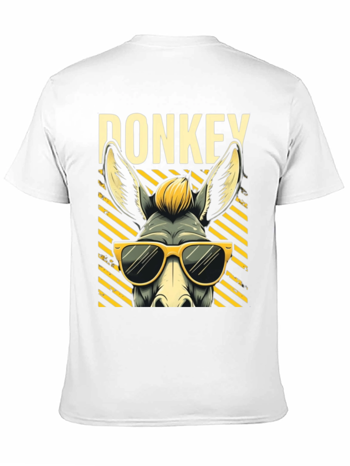 Black Cool Donkey T-Shirt - Fun Graphic Tee view 11
