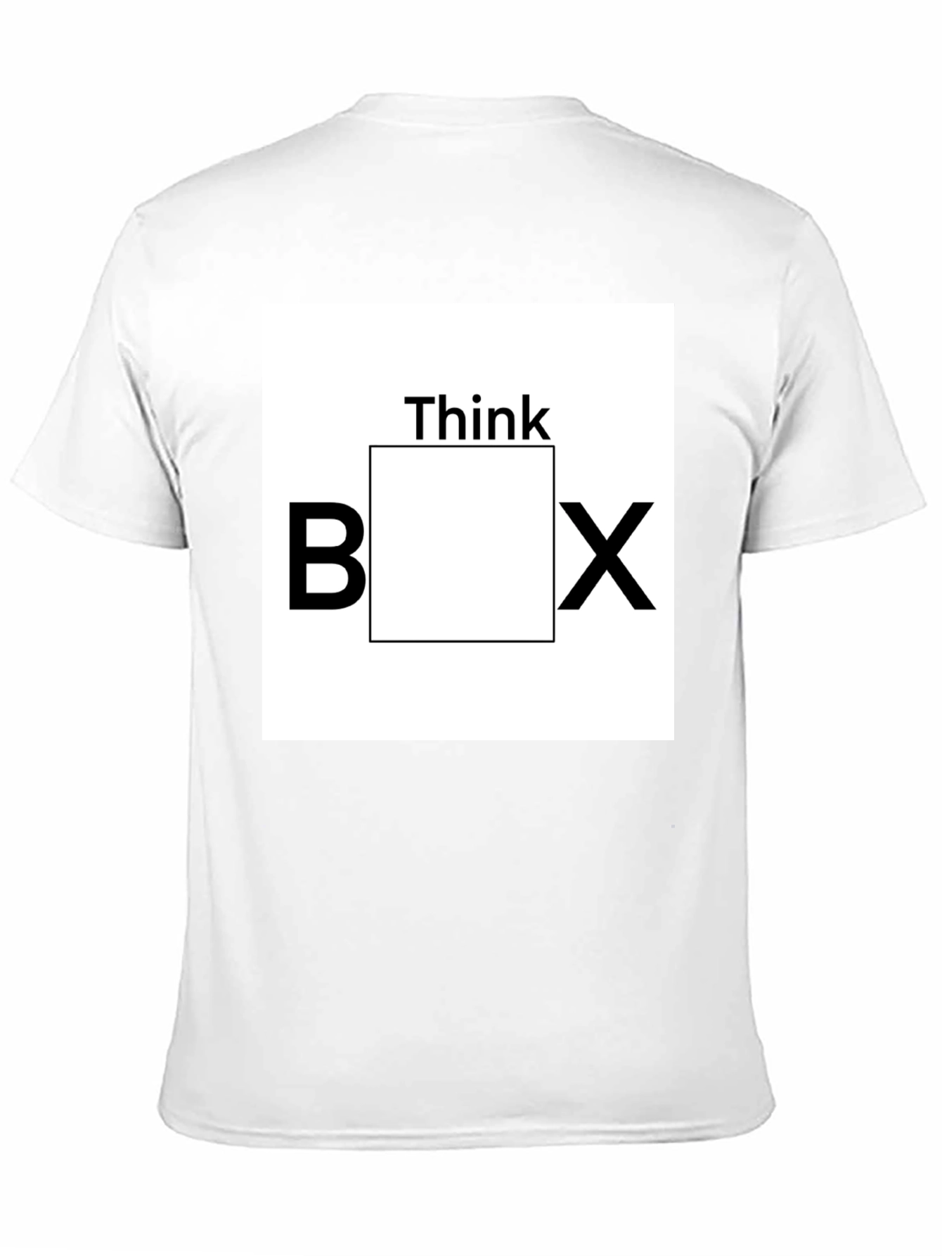 Black Think Outside the Box Graphic Tee - Black view 11