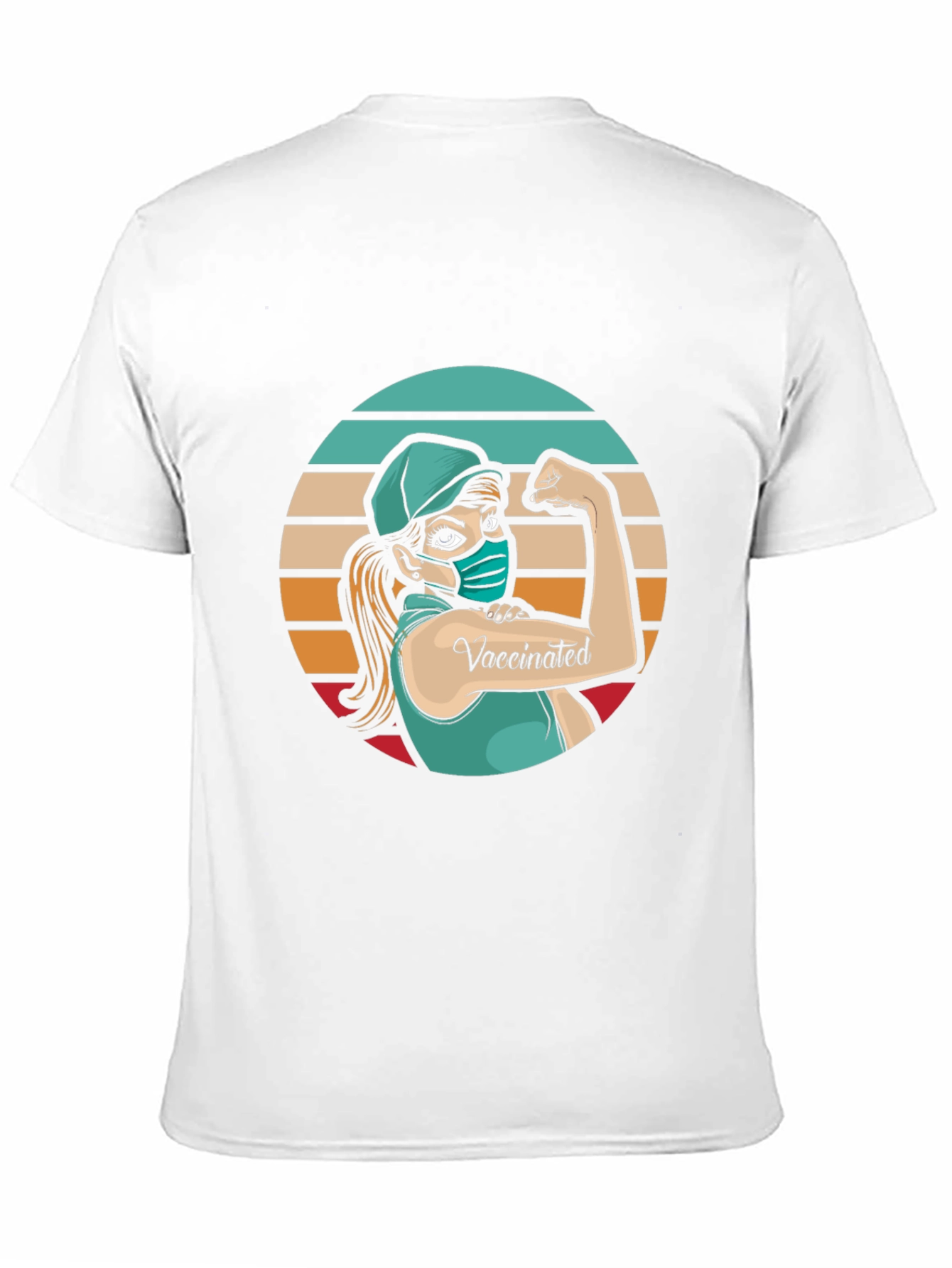 Vaccinated Woman Power T-Shirt - 11