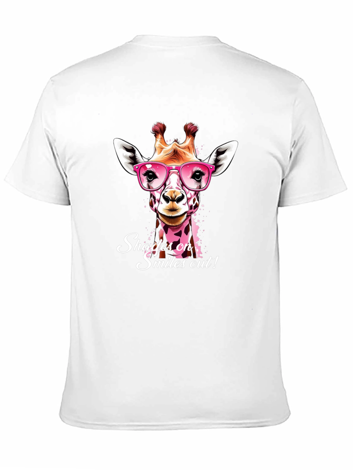 Black Giraffe Shades T-Shirt: Smiles On, Shades Out! view 11