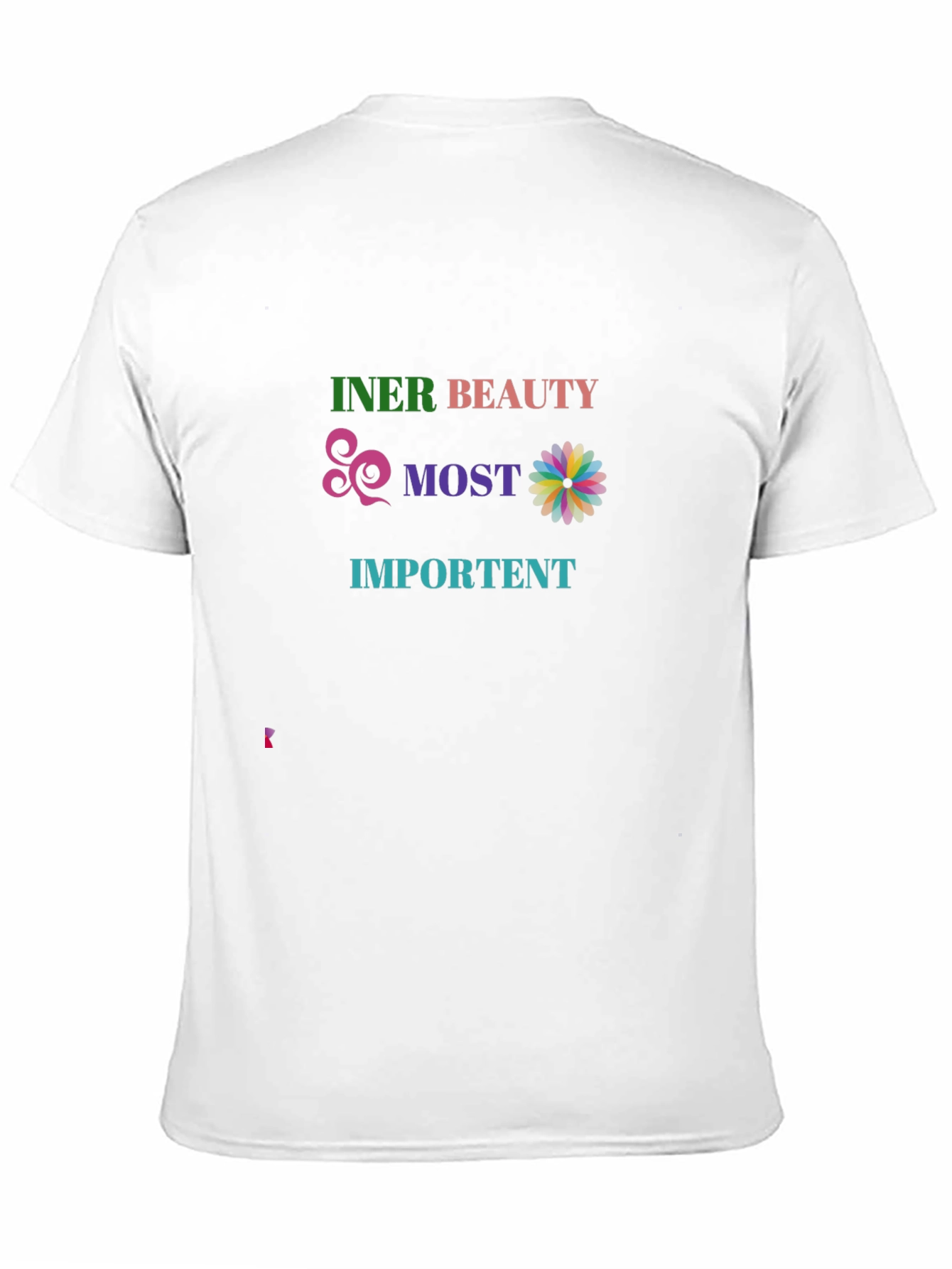 Black Inner Beauty T-Shirt - Colorful Design view 11