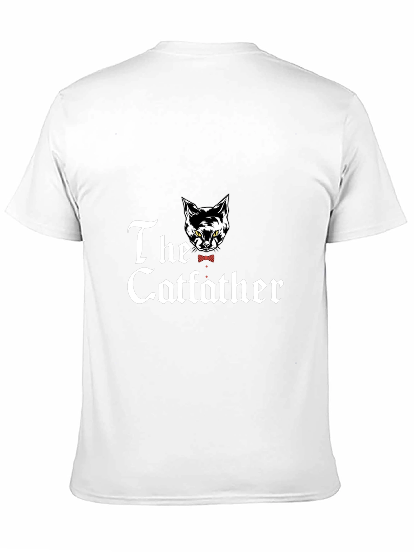 Black The Catfather T-Shirt -  Men's Black Tee view 11