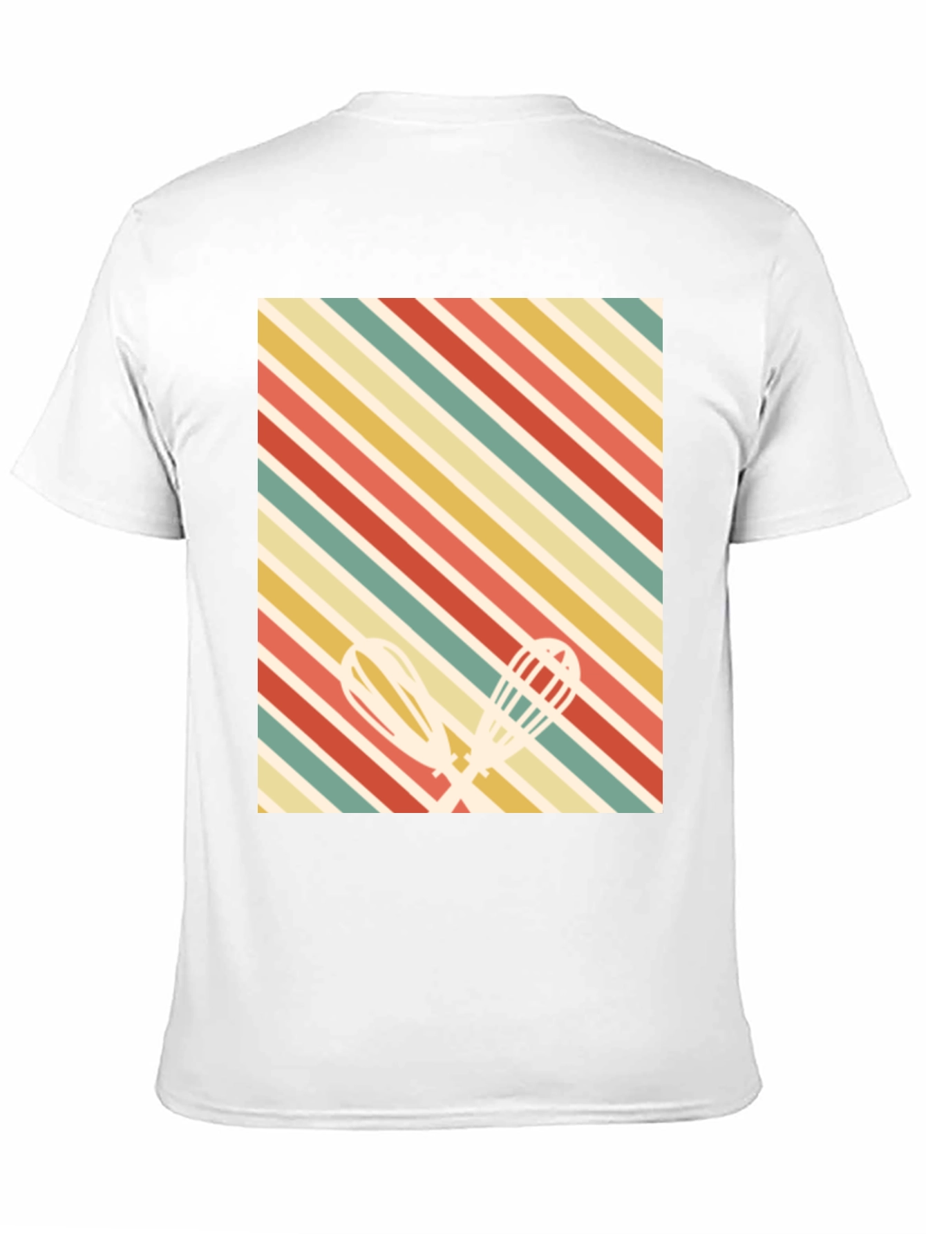 Black Retro Baking Whisk T-Shirt view 11