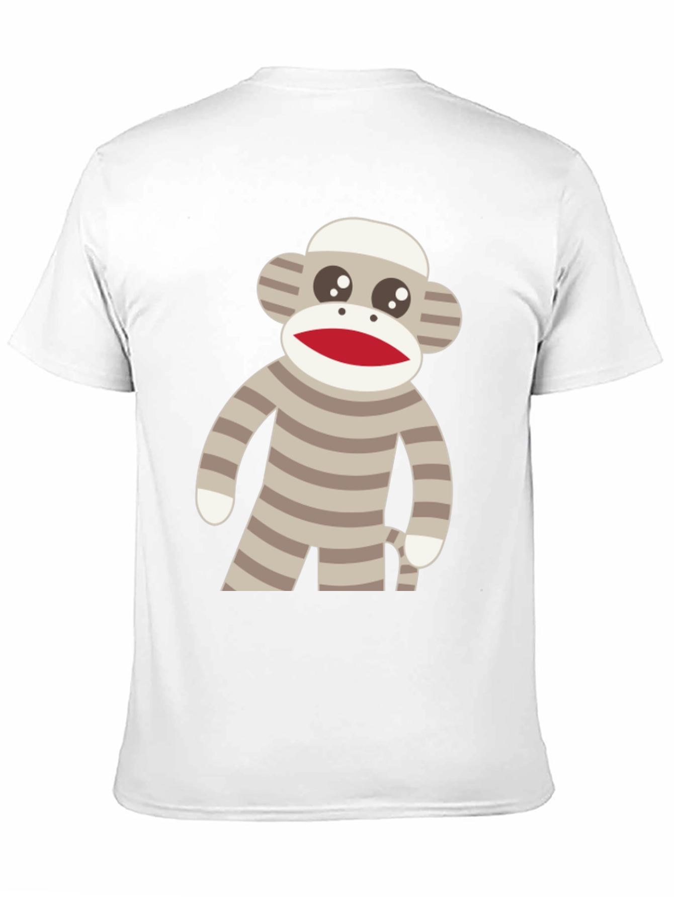 Black Sock Monkey Graphic Tee - Fun & Quirky Design view 11