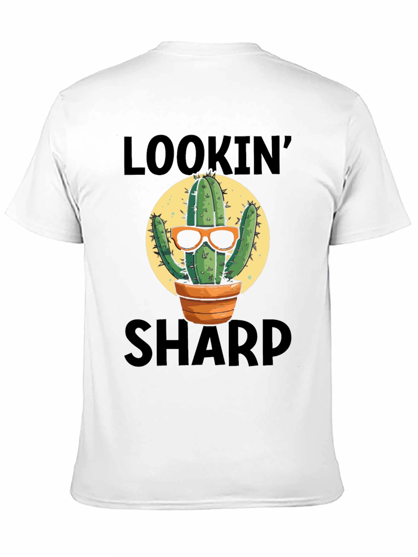 Black Lookin' Sharp Cactus T-Shirt - Unisex view 11