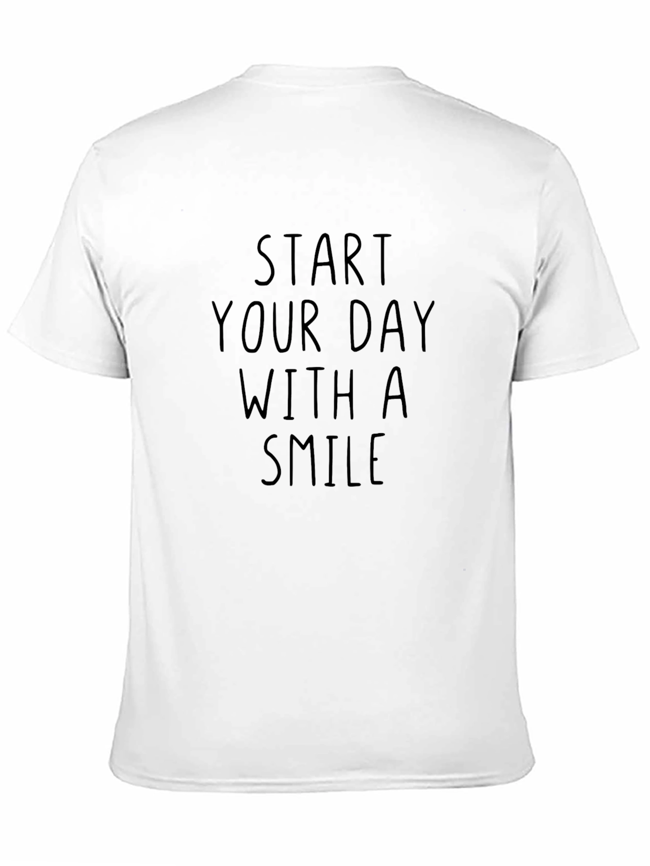 Black Start Your Day With a Smile Black Tee view 11