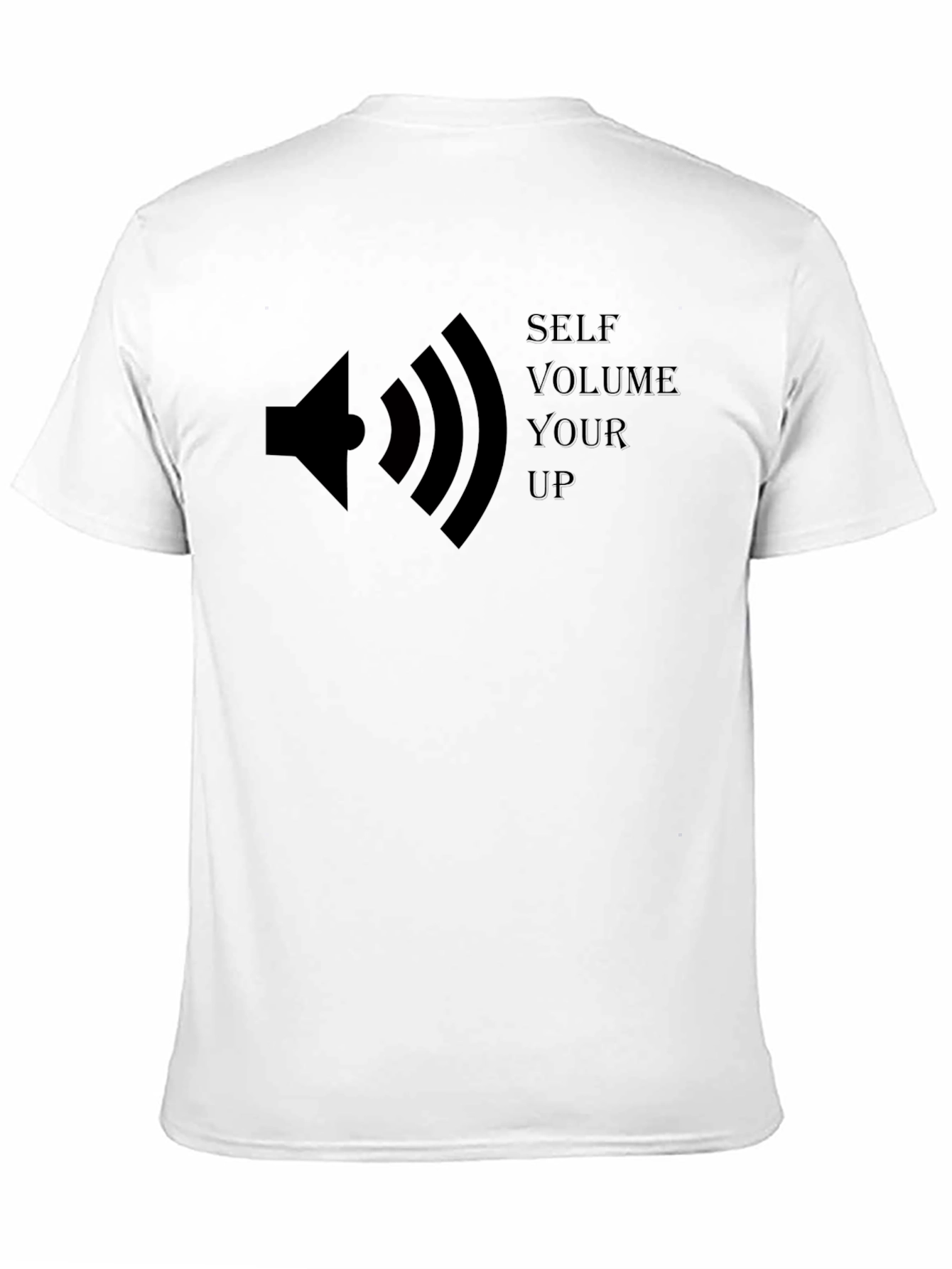 Black Self Volume Up Graphic Tee - Black T-Shirt view 11