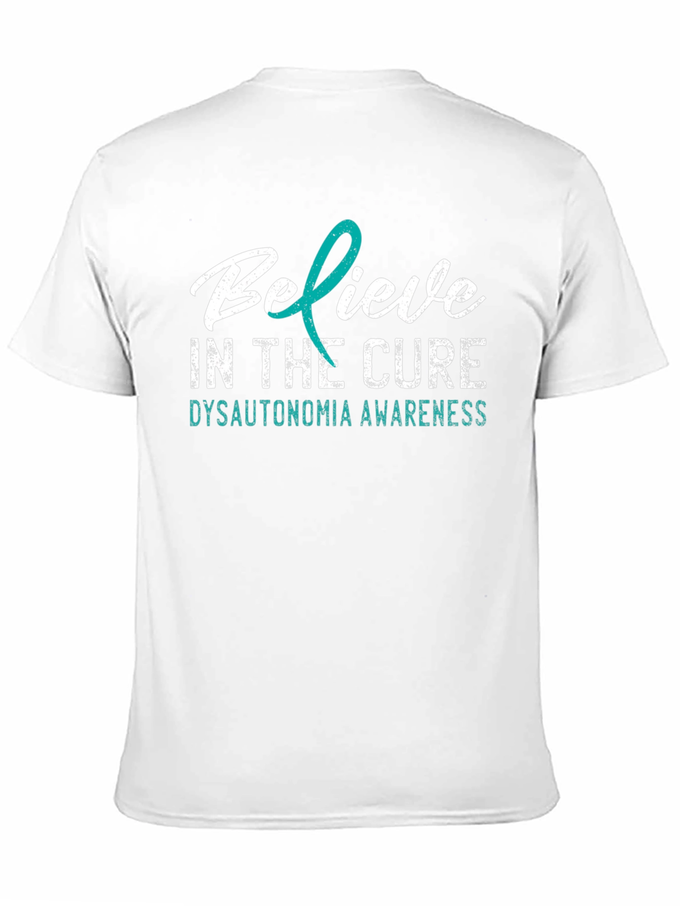 Black Believe In The Cure Dysautonomia Awareness T-Shirt view 11