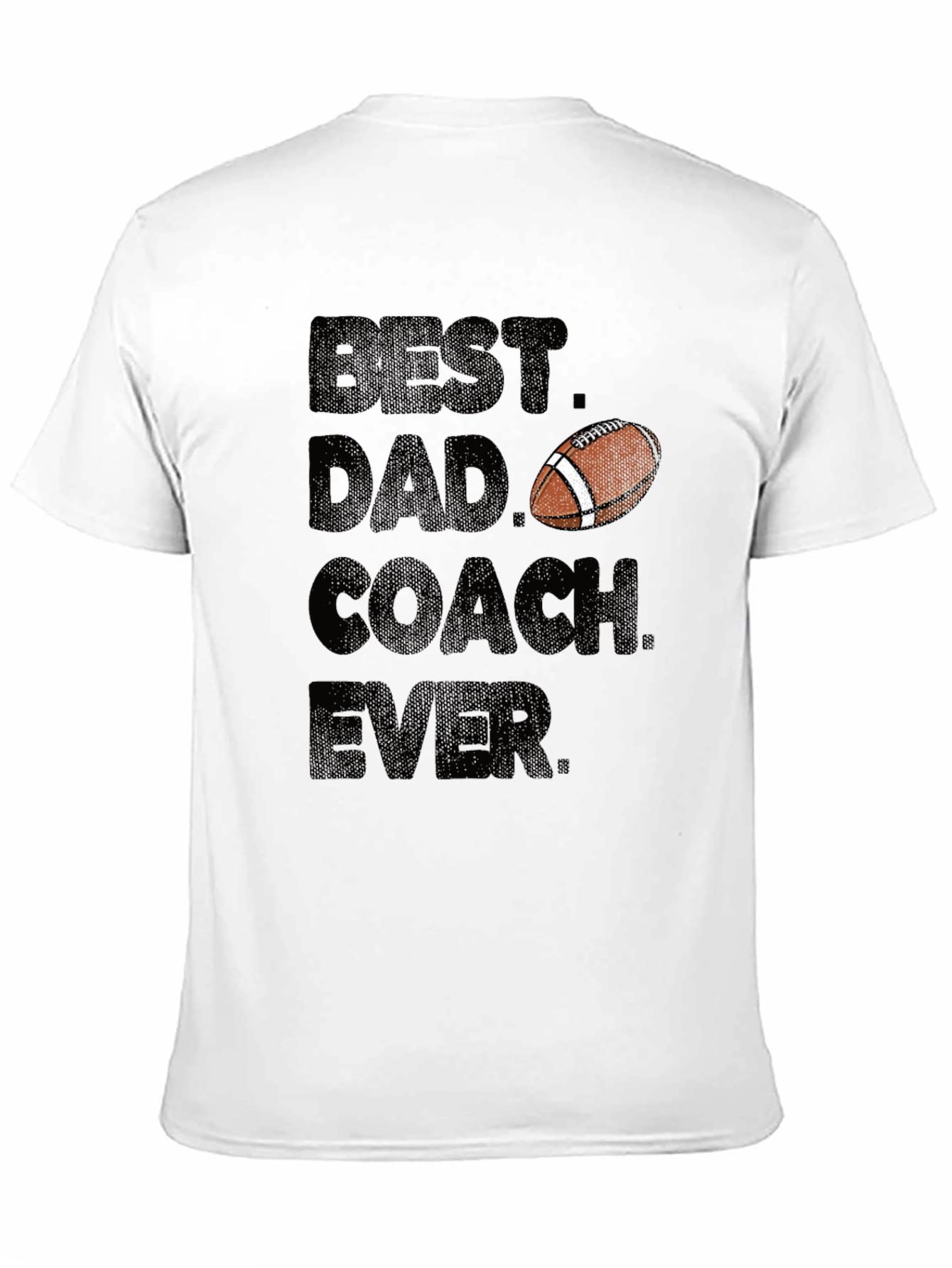 Black Best Dad Coach Ever T-Shirt view 11