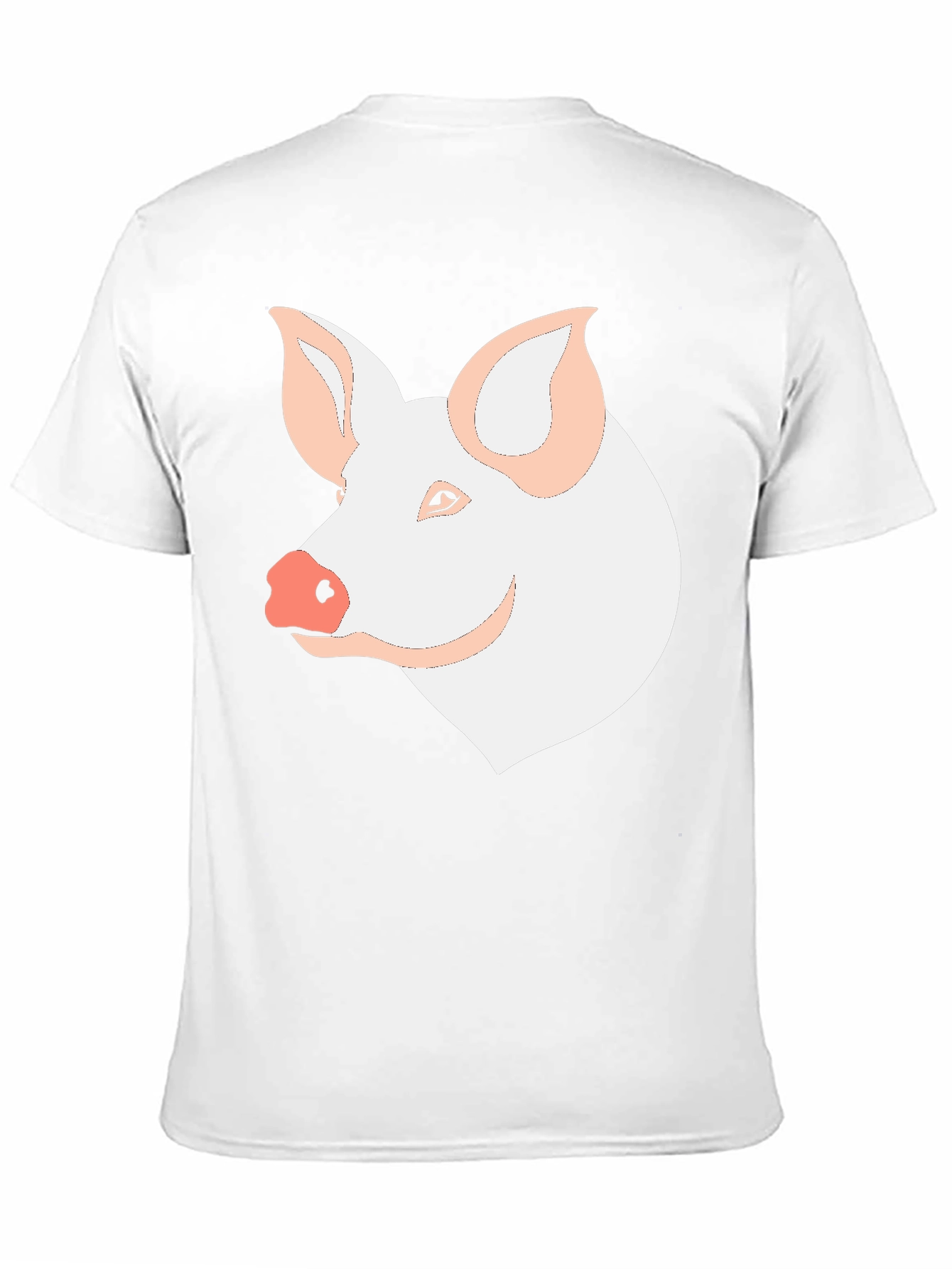 Black Pig Graphic T-Shirt - Black Crew Neck Tee view 11