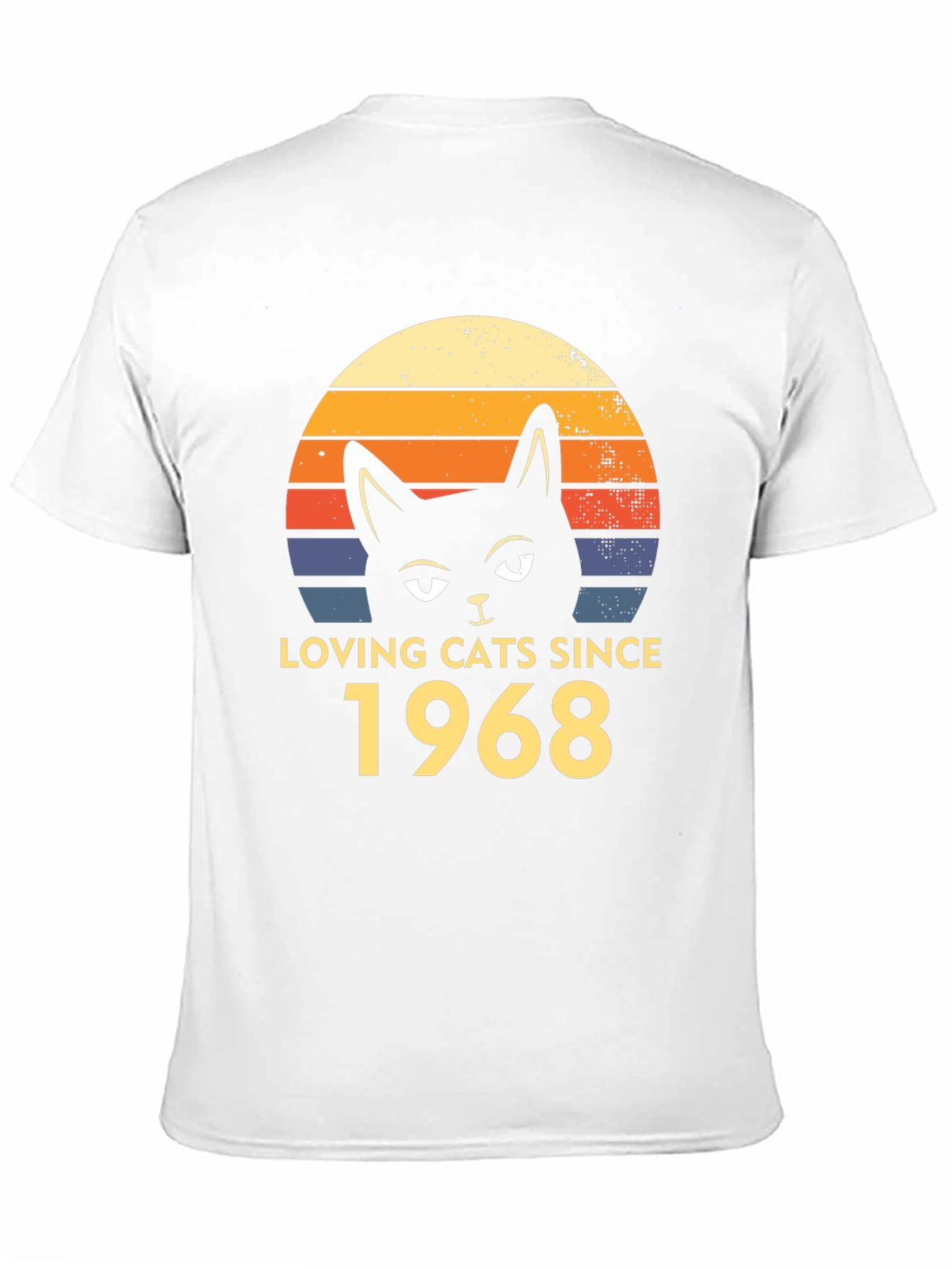 Black Loving Cats Since 1968 T-Shirt Retro Style view 11