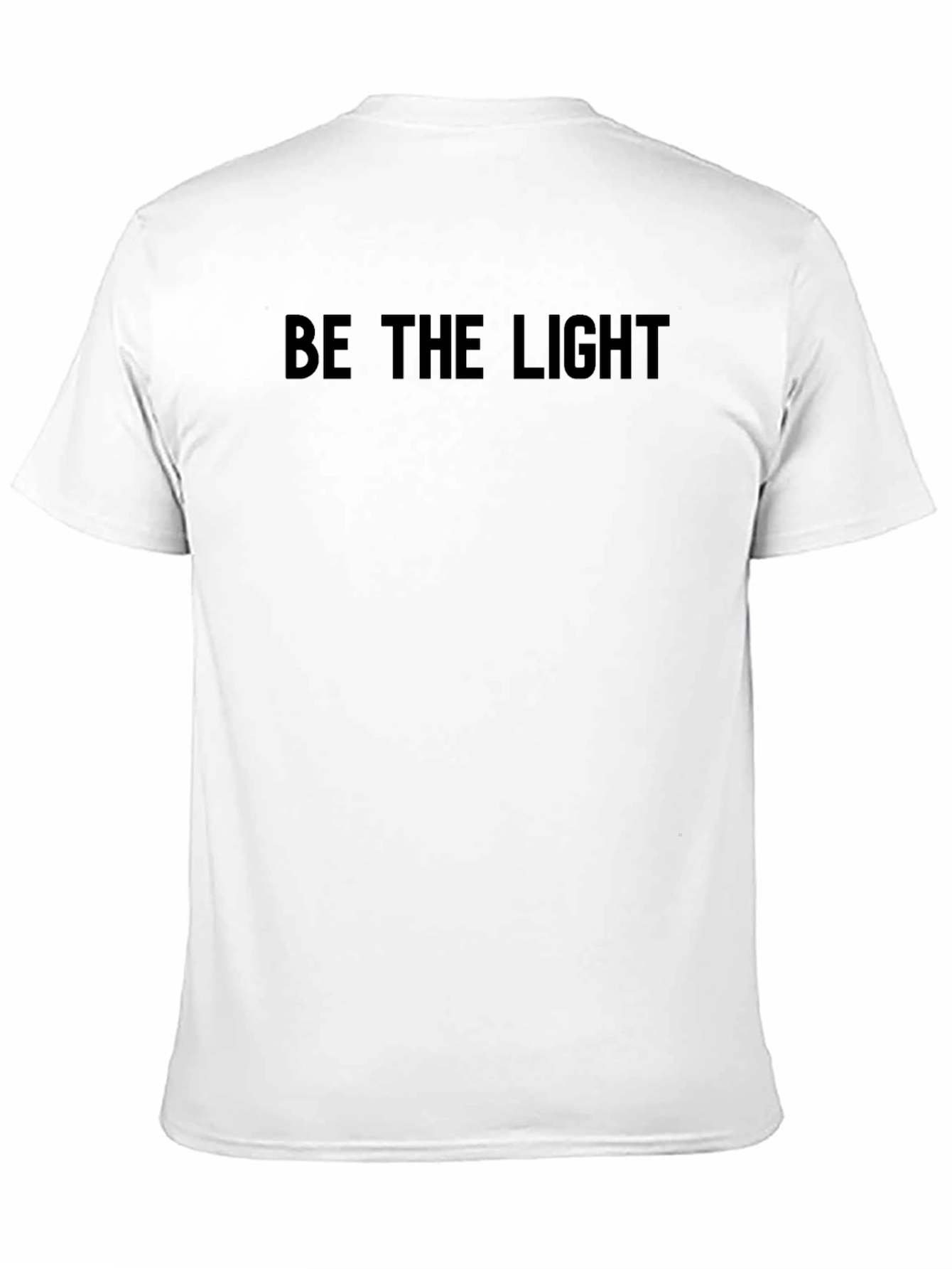 Black Be the Light Graphic Tee - Black Cotton Blend T-Shirt view 11