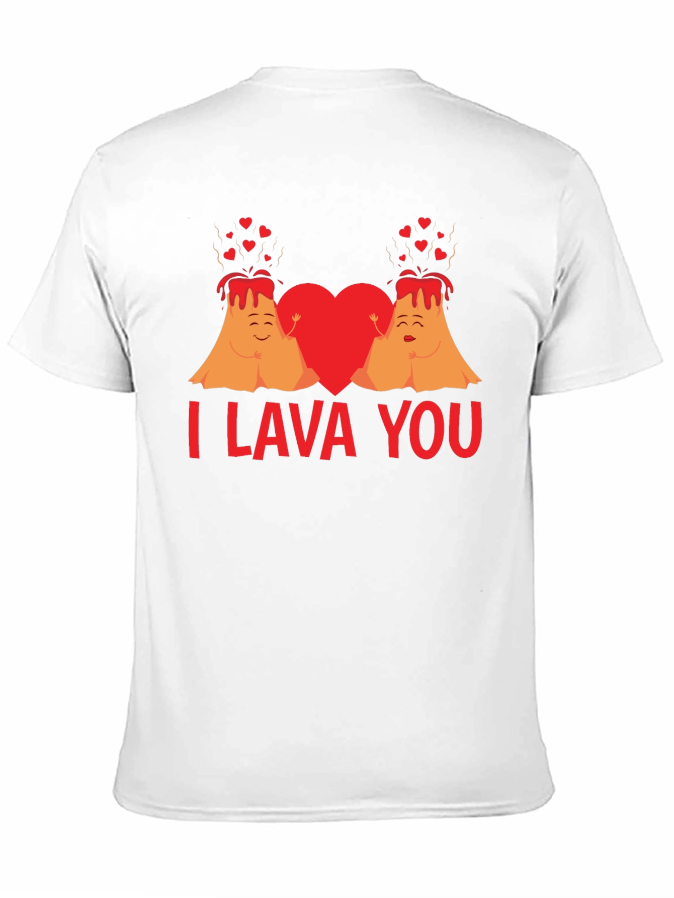 Black I Lava You Valentine's Day T-Shirt view 11