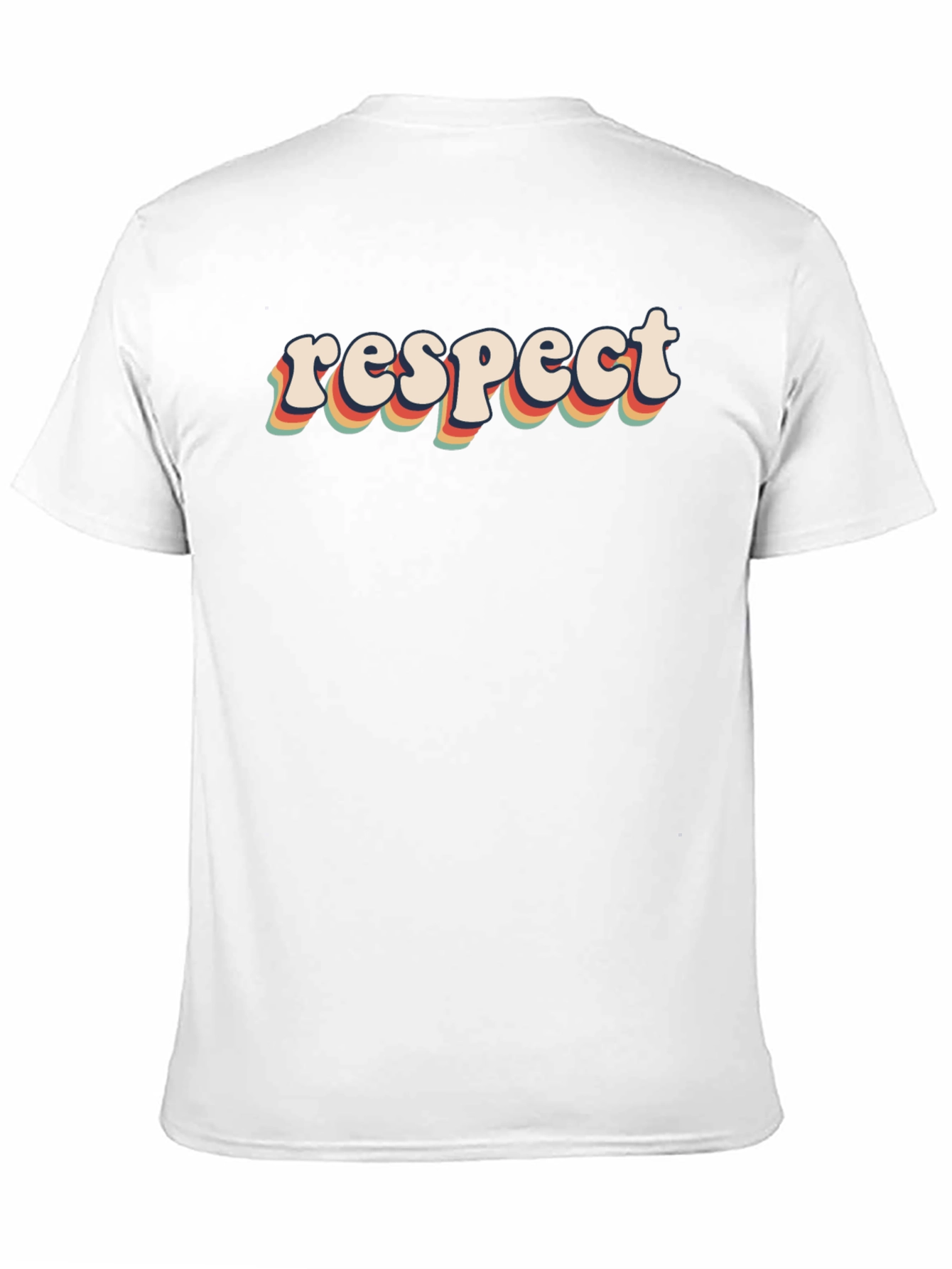 Black Retro Respect Graphic Tee - Black view 11