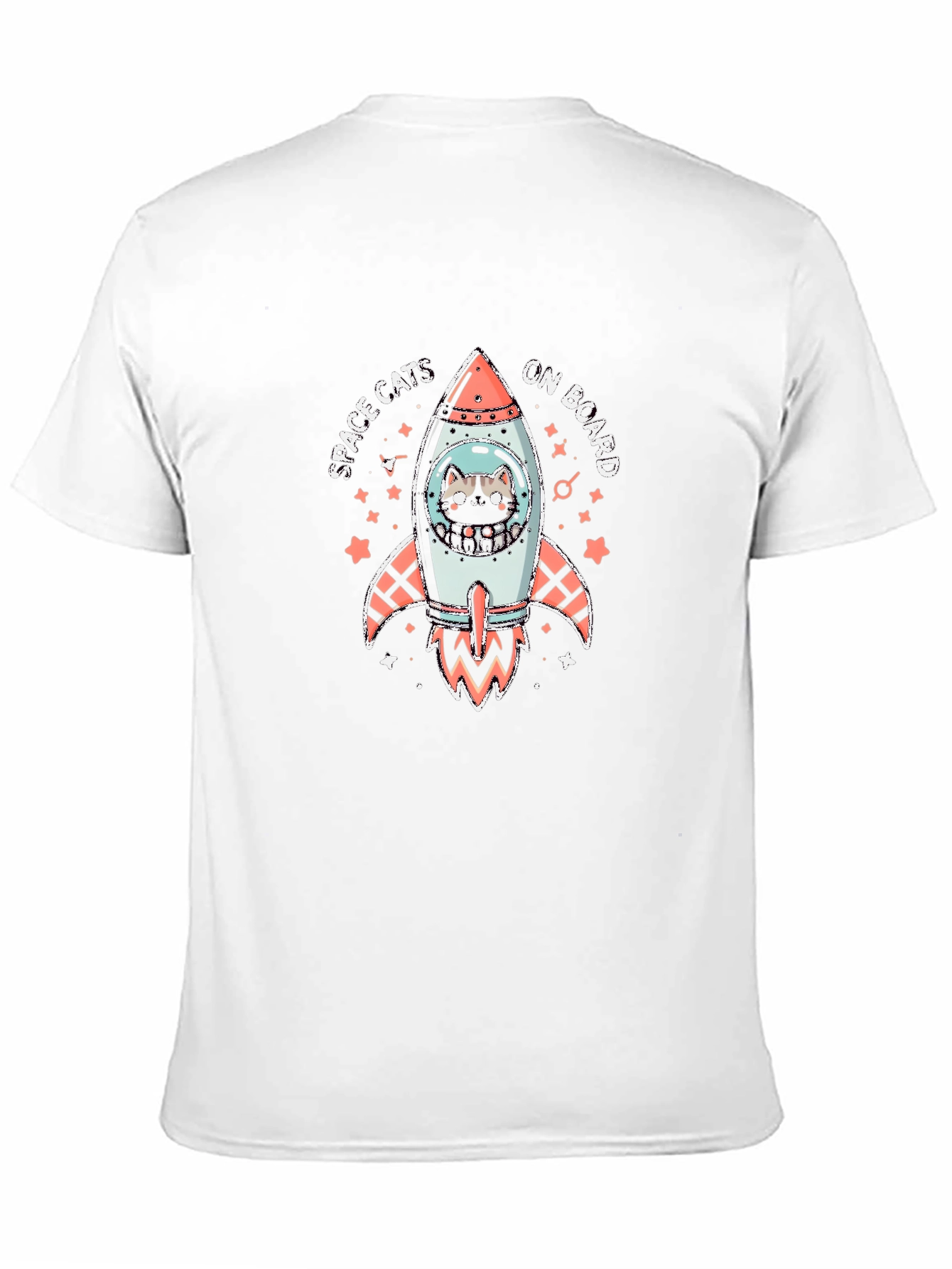 Space Cats Rocket Graphic Tee - 11