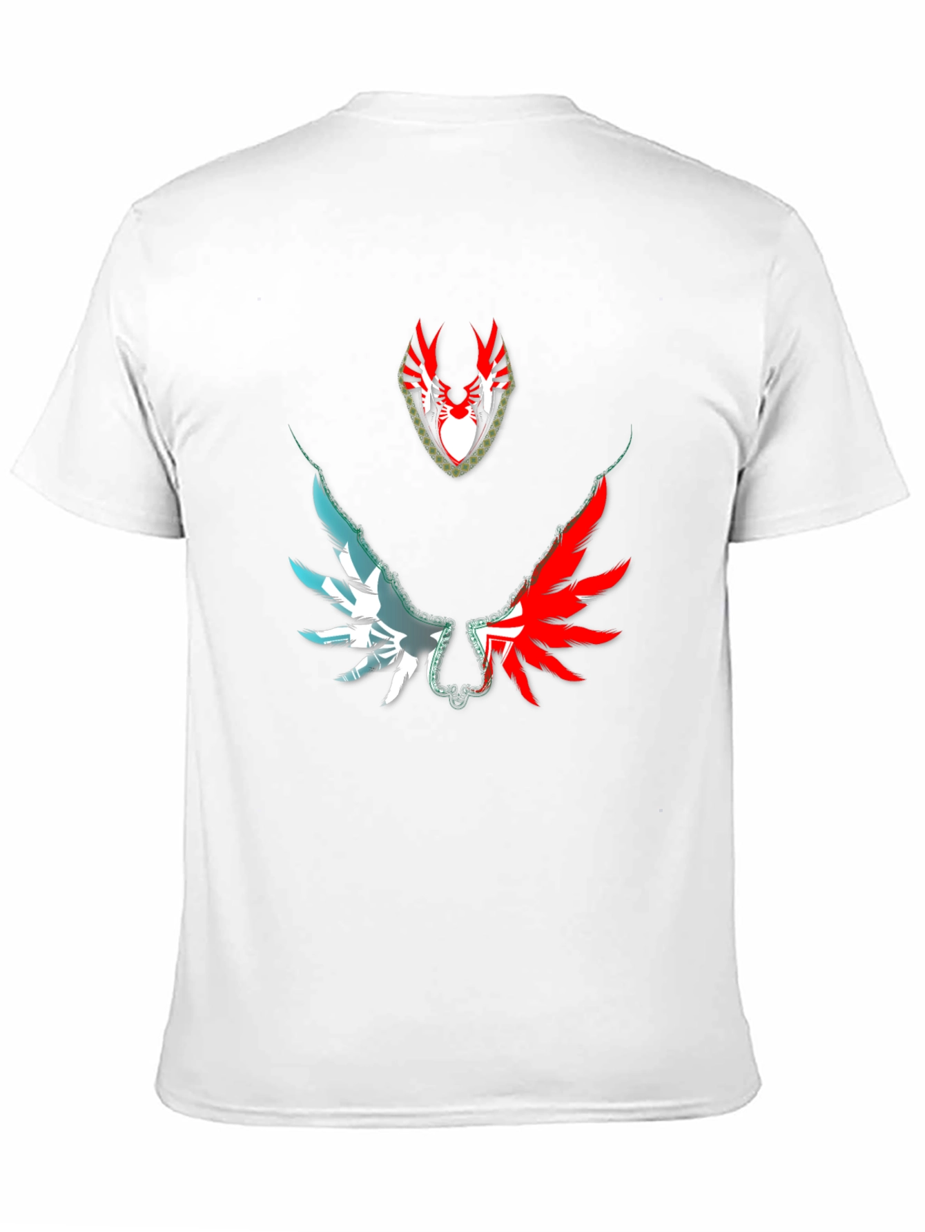 Black Winged Emblem Graphic Tee view 11