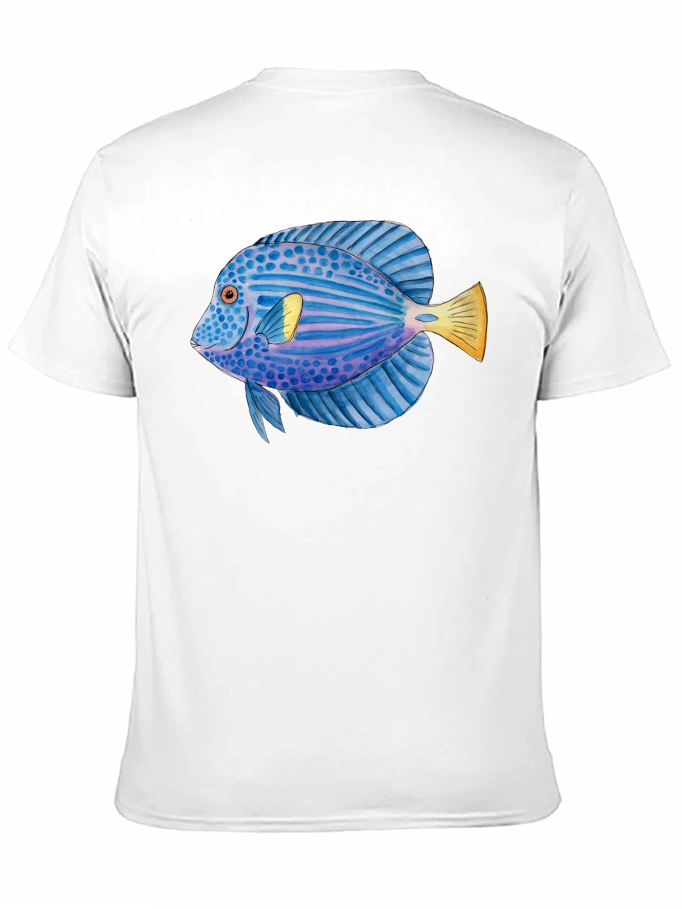 Black Cool Fish Graphic T-Shirt view 11