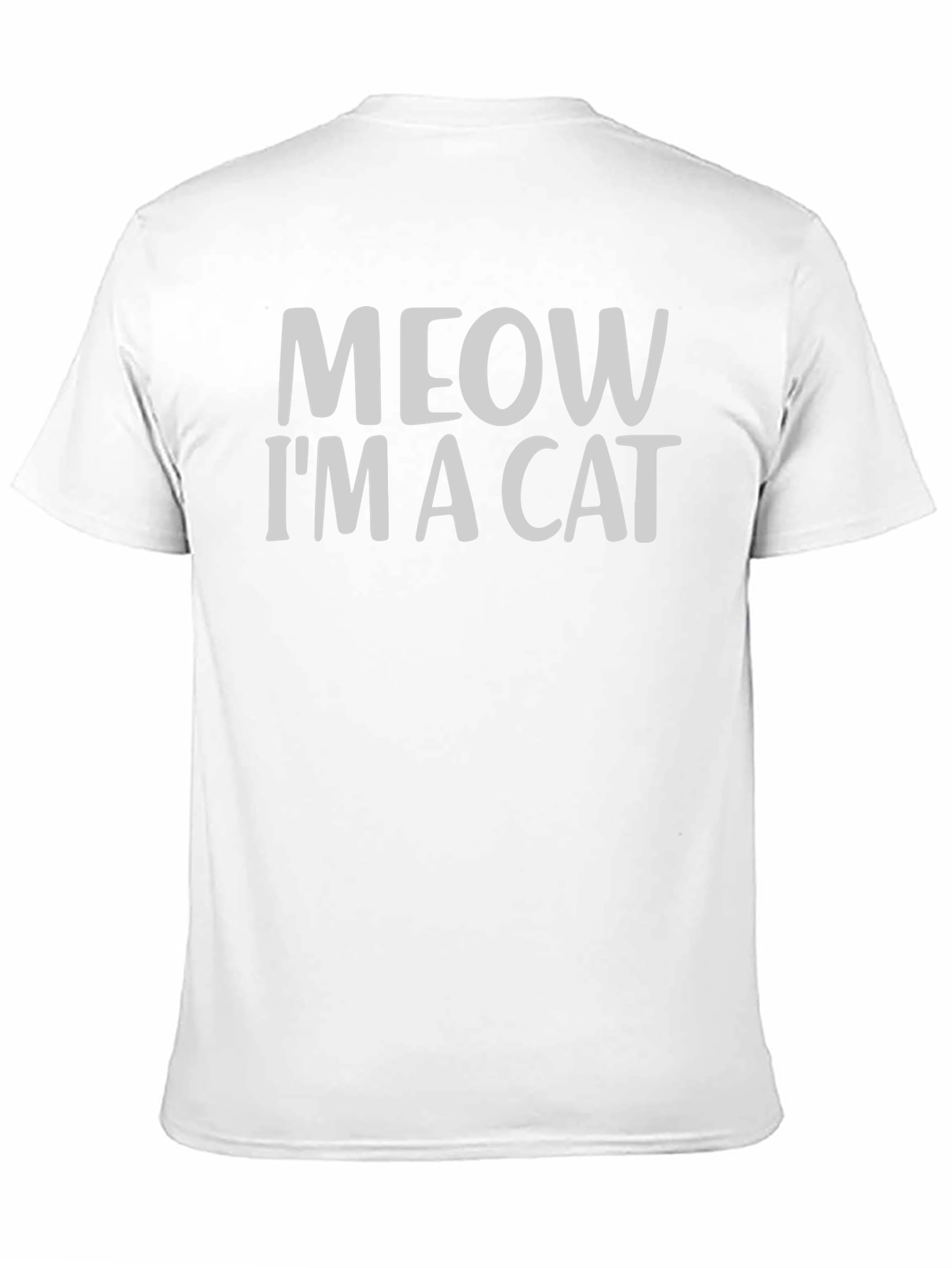 Black Meow I'm a Cat T-Shirt - Funny Novelty Tee view 11