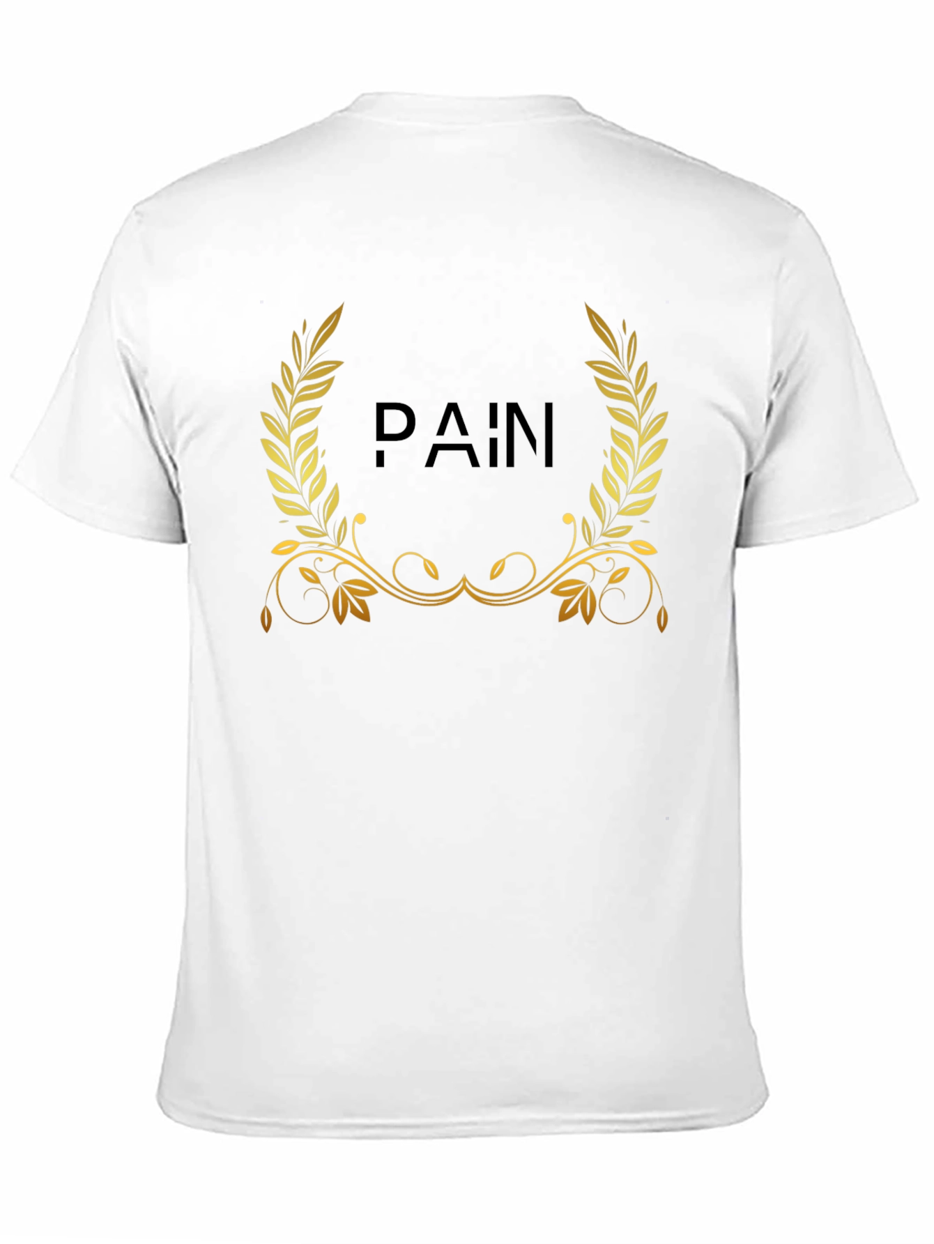 Black Pain Wreath Graphic T-Shirt - Black view 11