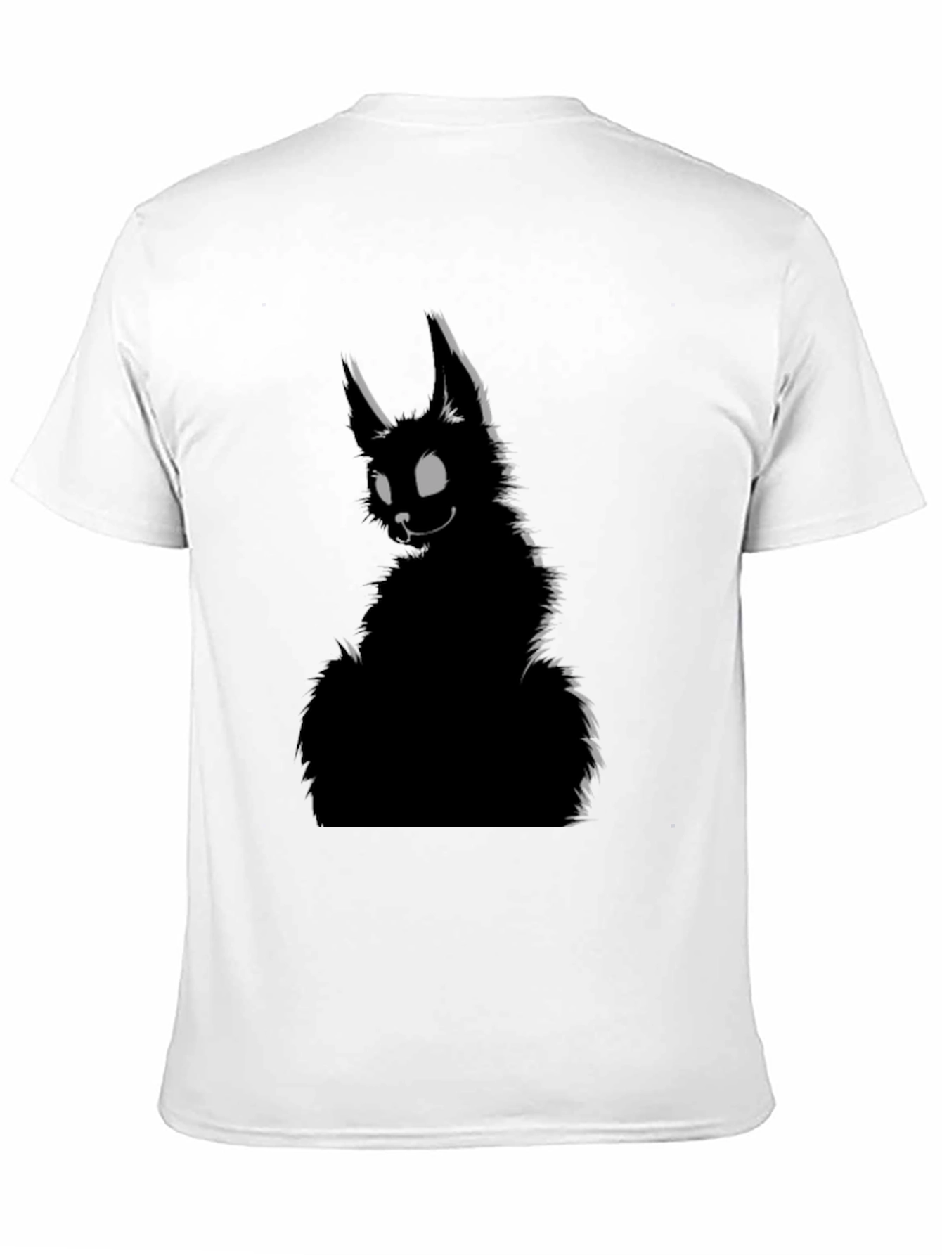 Black Black Cat Graphic T-Shirt - Men's Casual Tee view 11
