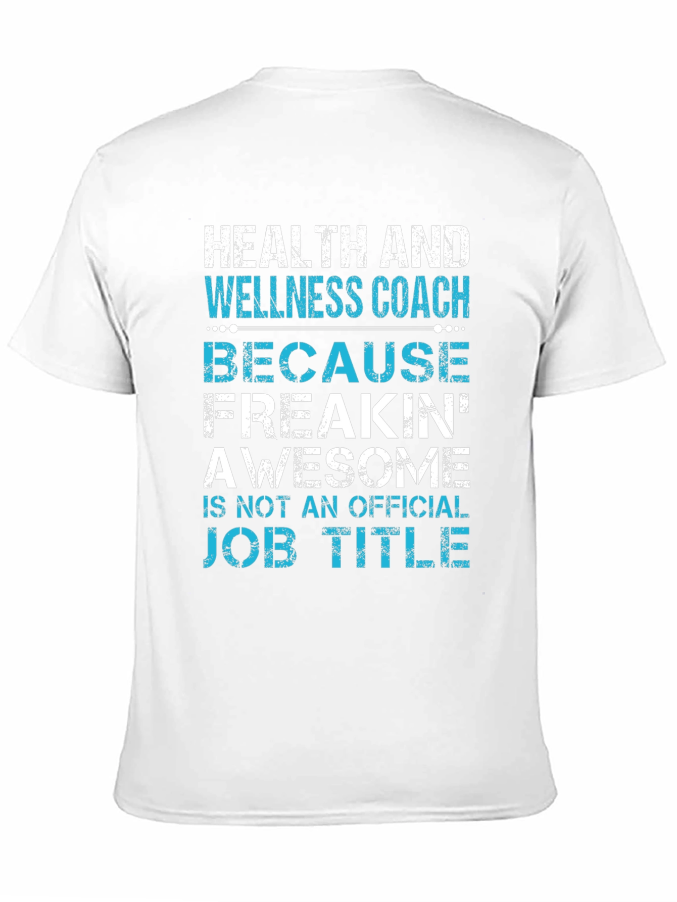 Black Health and Wellness Coach T-Shirt Funny Job Title Tee view 11