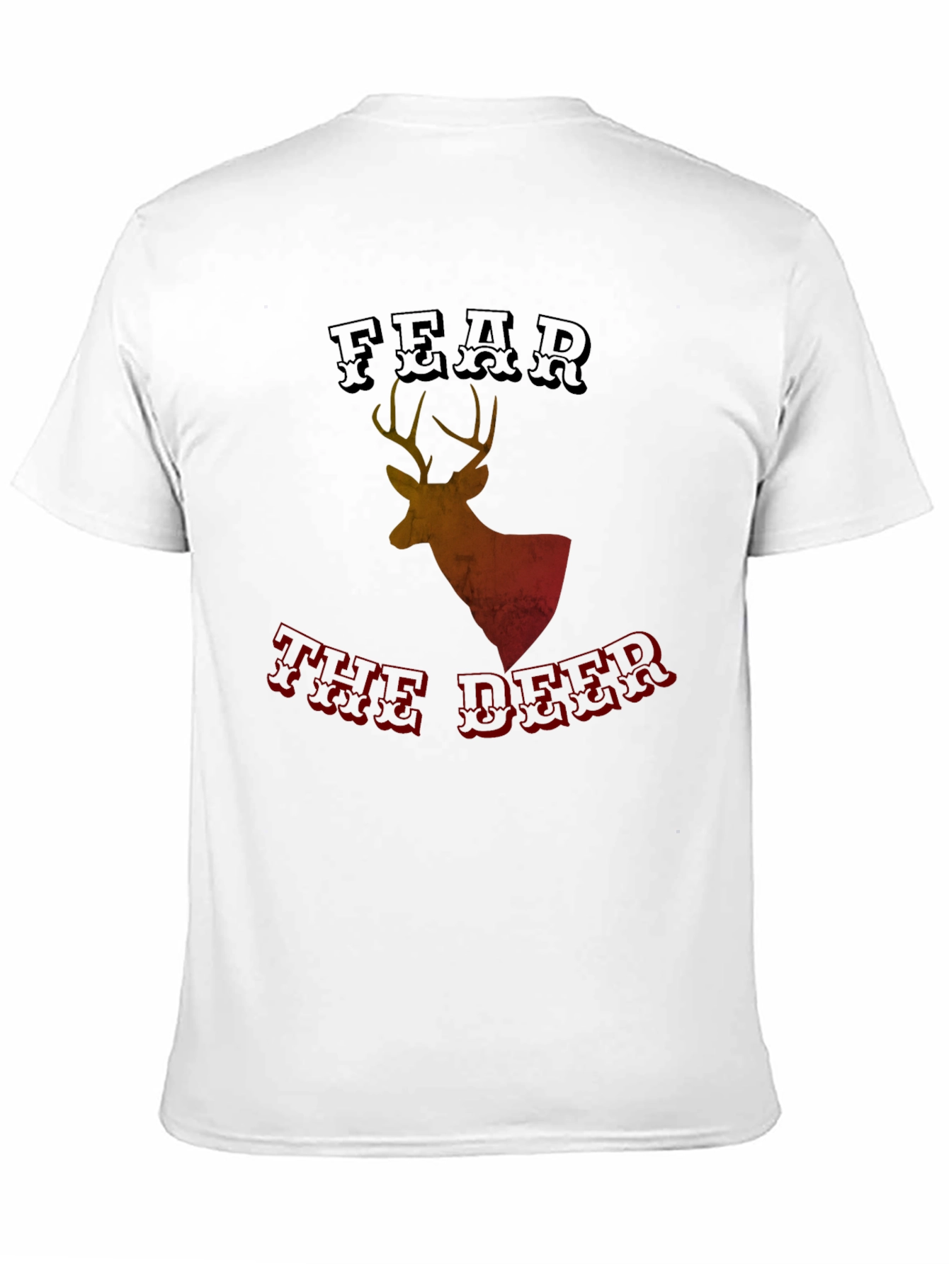 Black Fear the Deer Graphic Tee - Black view 11
