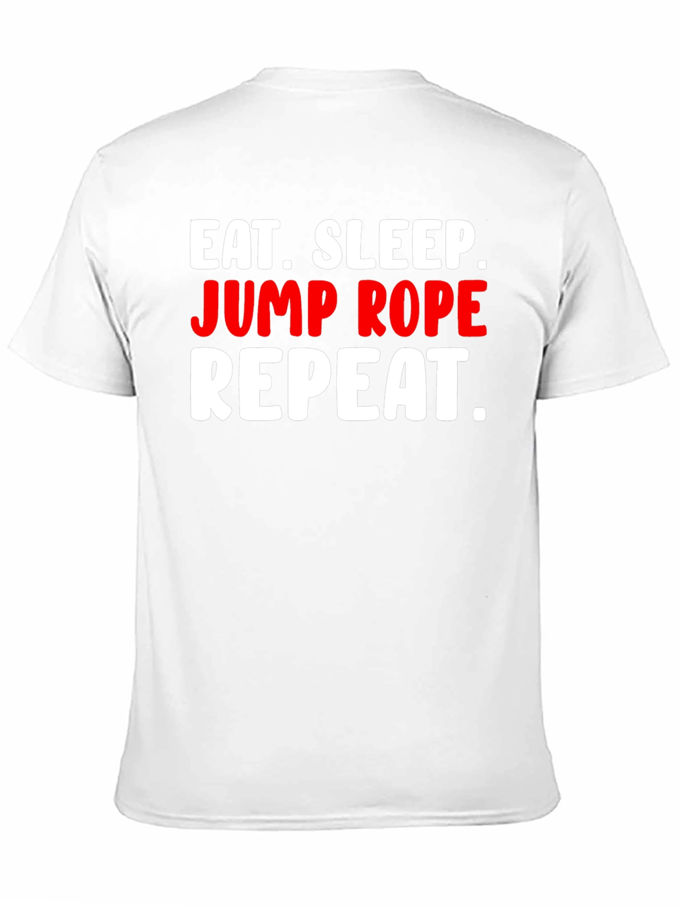 Black Eat Sleep Jump Rope Repeat T-Shirt view 11