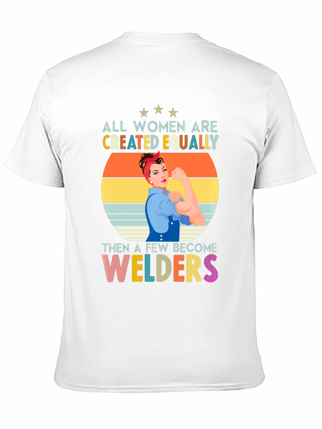 Black Empowered Women Welders T-Shirt view 11