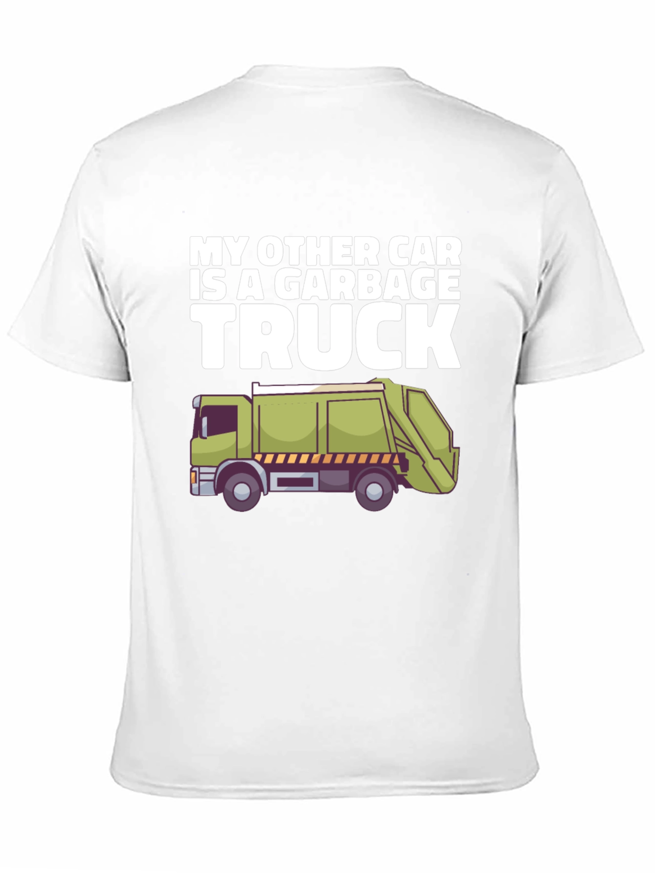 Black Garbage Truck T-Shirt - Funny Car Alternative Tee view 11
