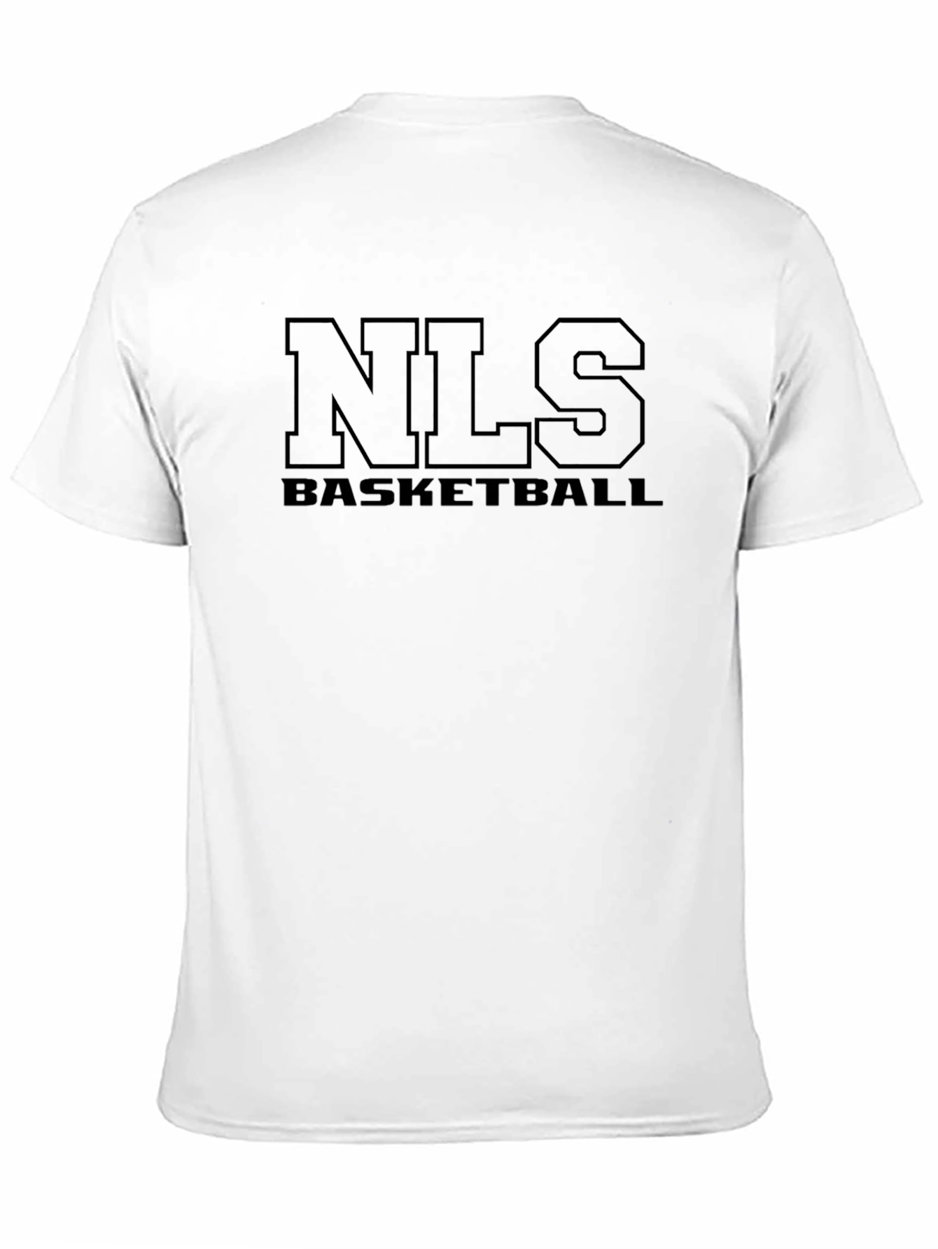 Black NLS Basketball Graphic T-Shirt - Black Cotton Tee view 11