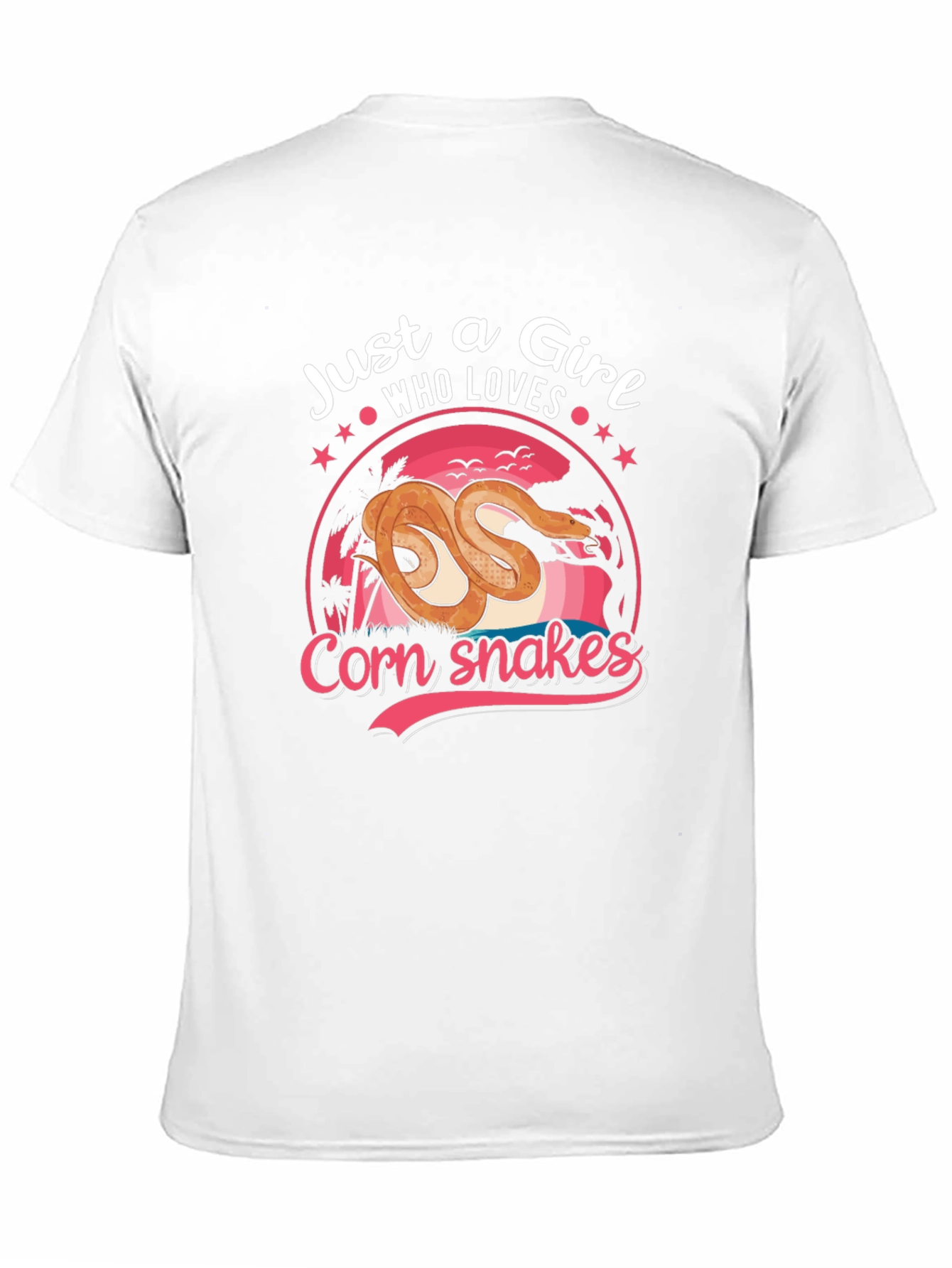 Black Just A Girl Who Loves Corn Snakes T-Shirt view 11