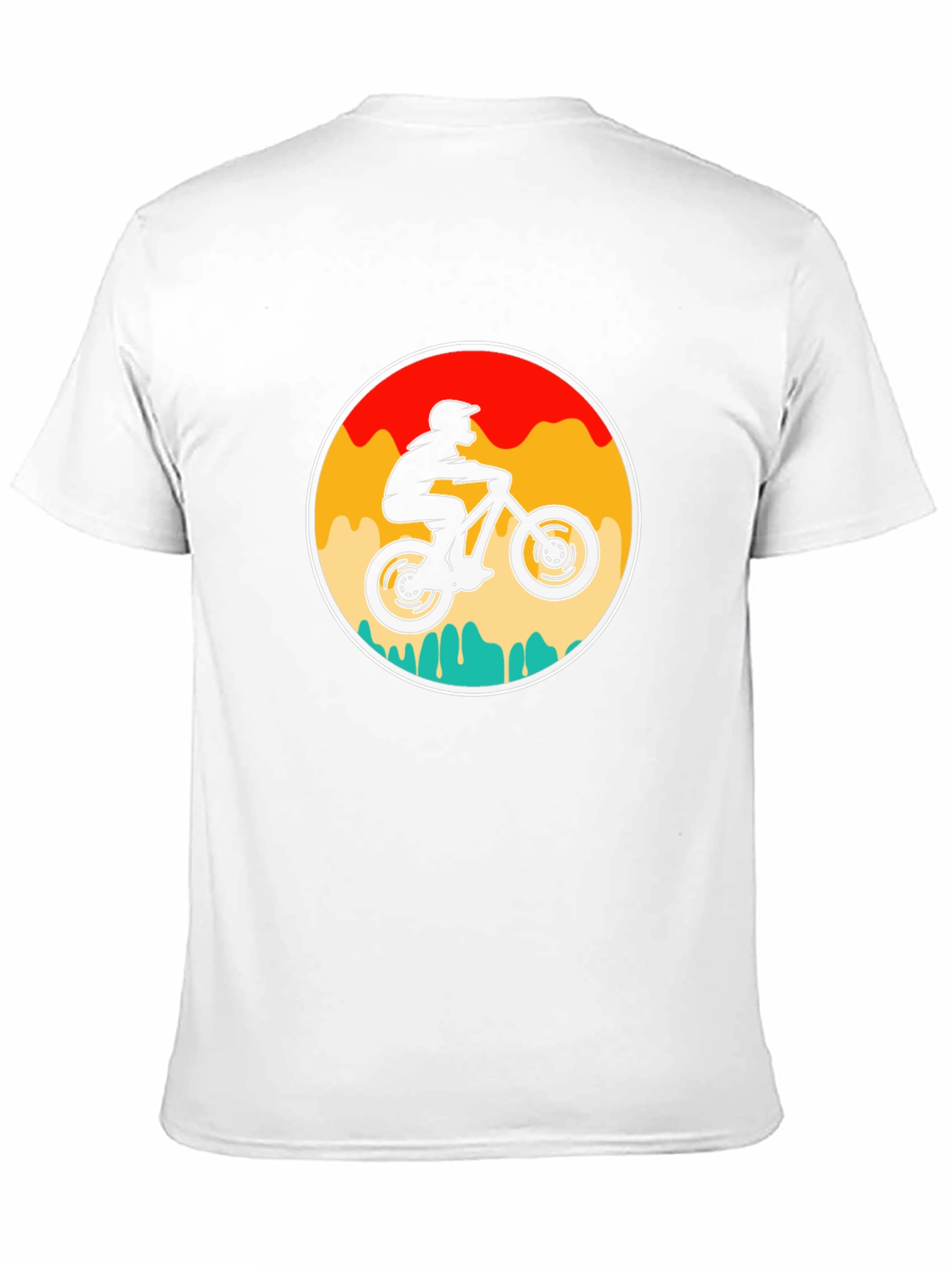 Black Mountain Biker Graphic Tee - Retro Style view 11