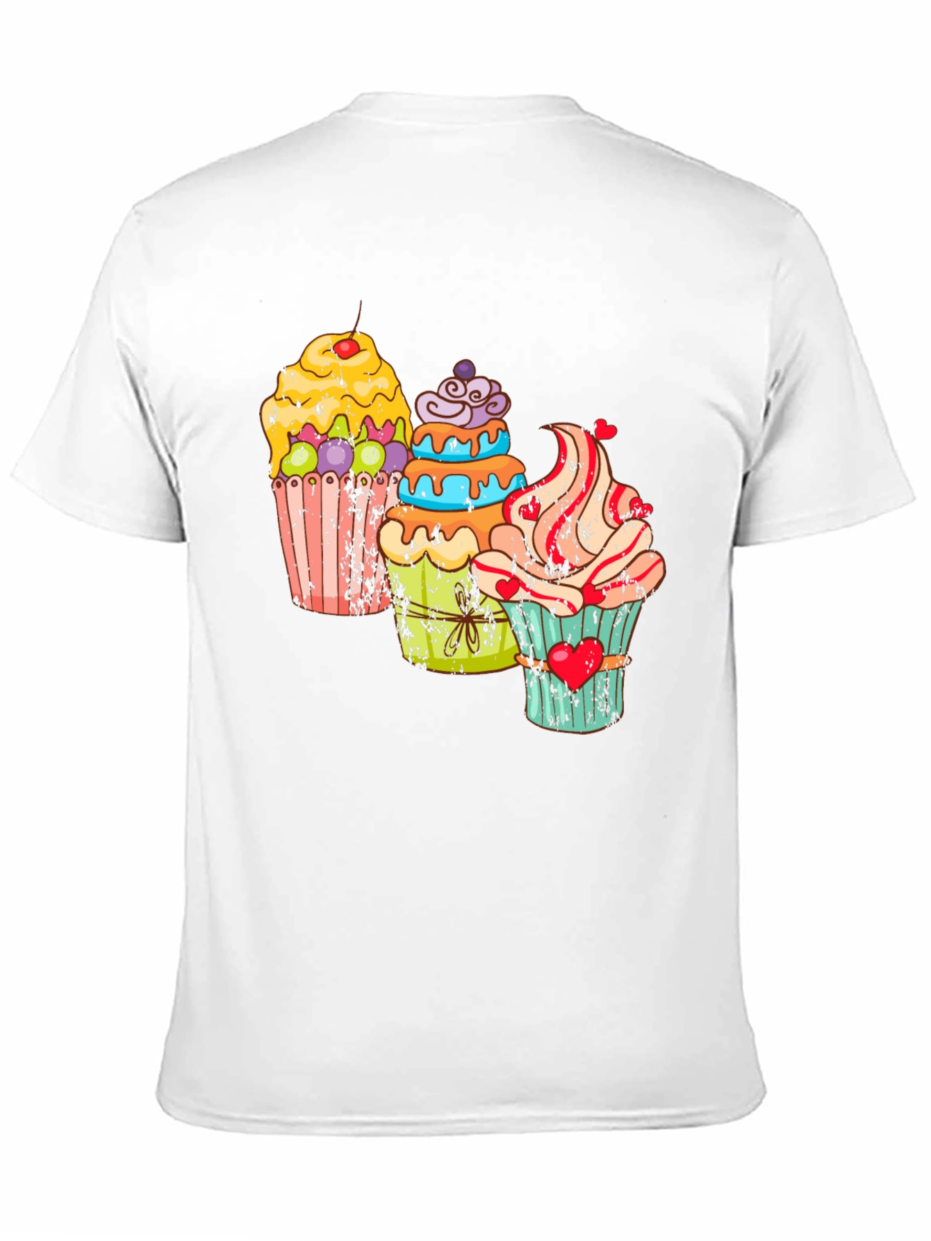 Black Cupcake Graphic T-Shirt view 11