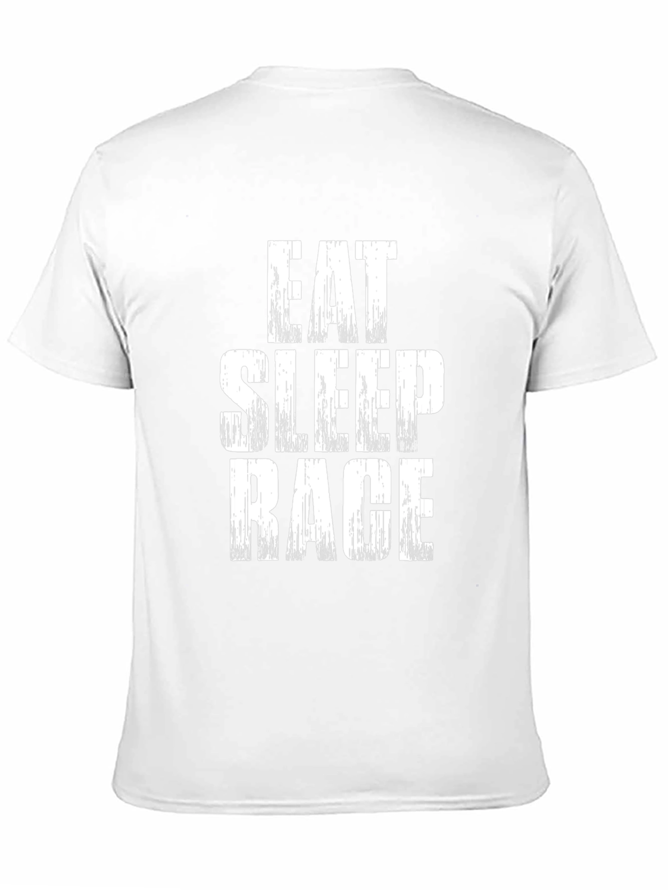 Black Eat Sleep Rage T-Shirt - Funny Gym Workout Tee view 11