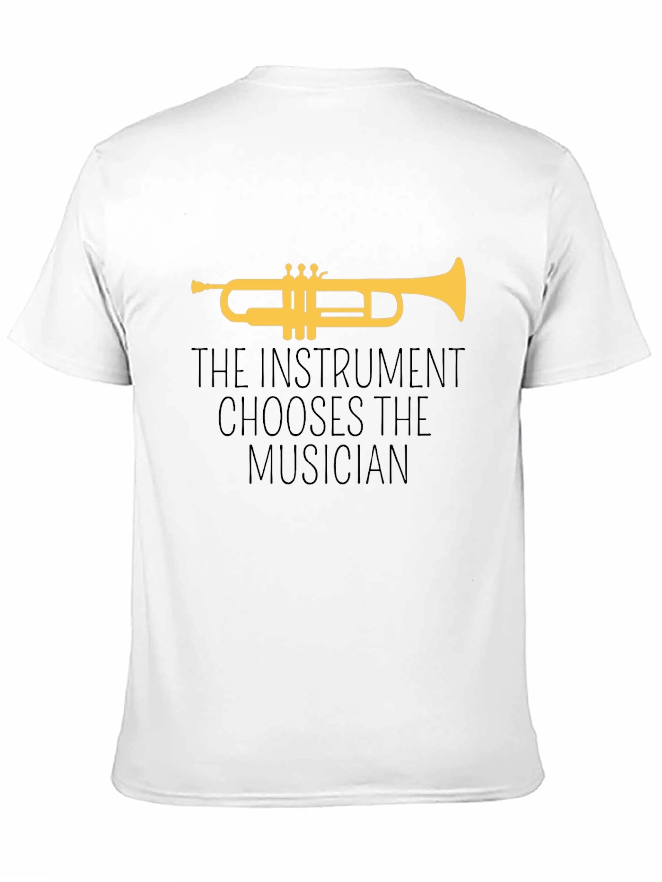 Black Trumpet Musician Graphic Tee view 11