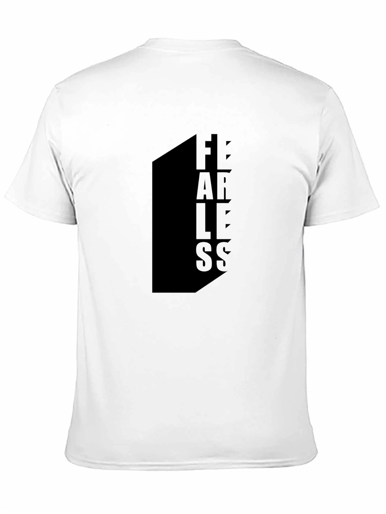 Black Fearless Black Graphic Tee view 11