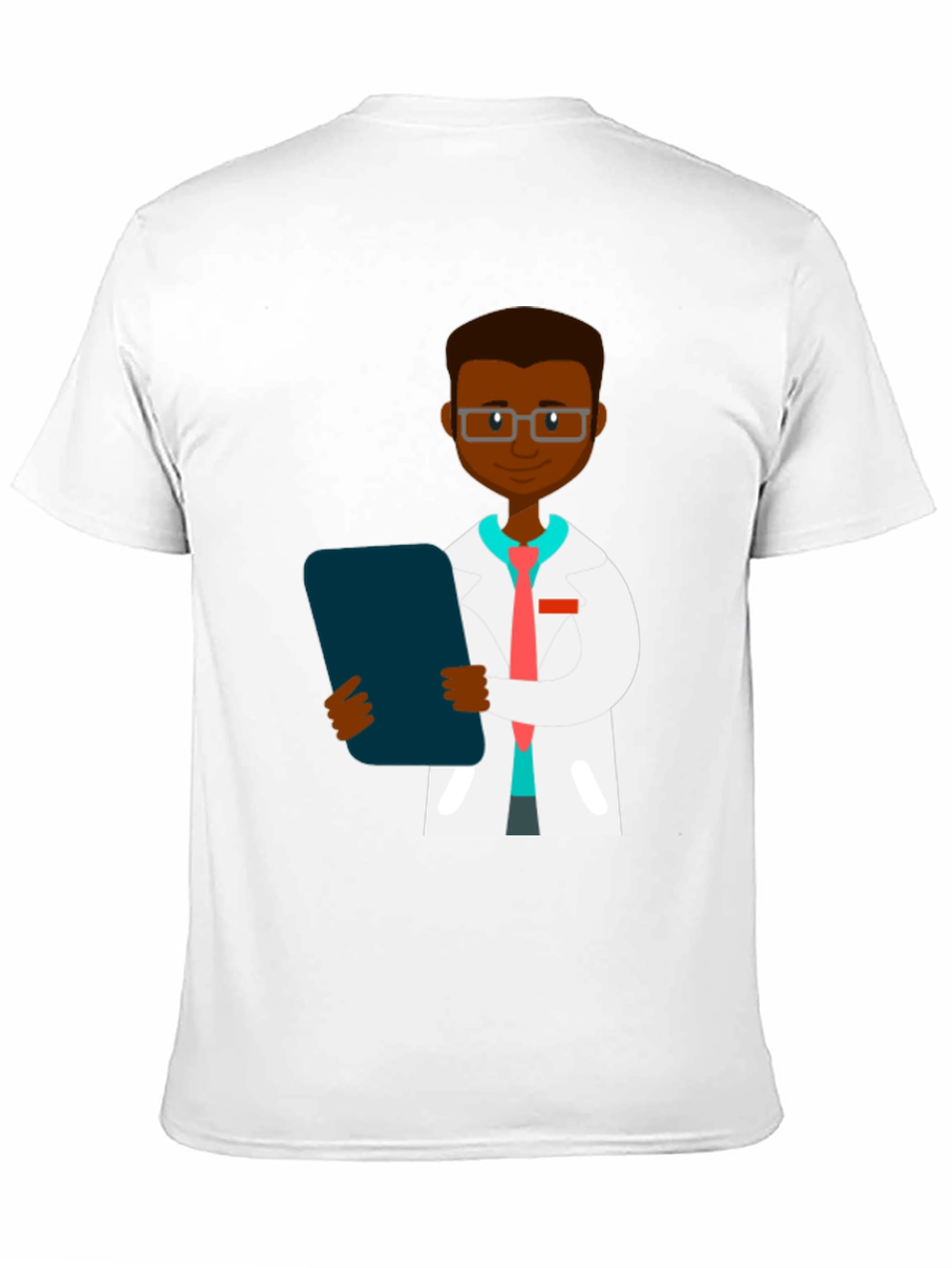 Black Doctor Graphic Tee - Black Unisex T-Shirt view 11